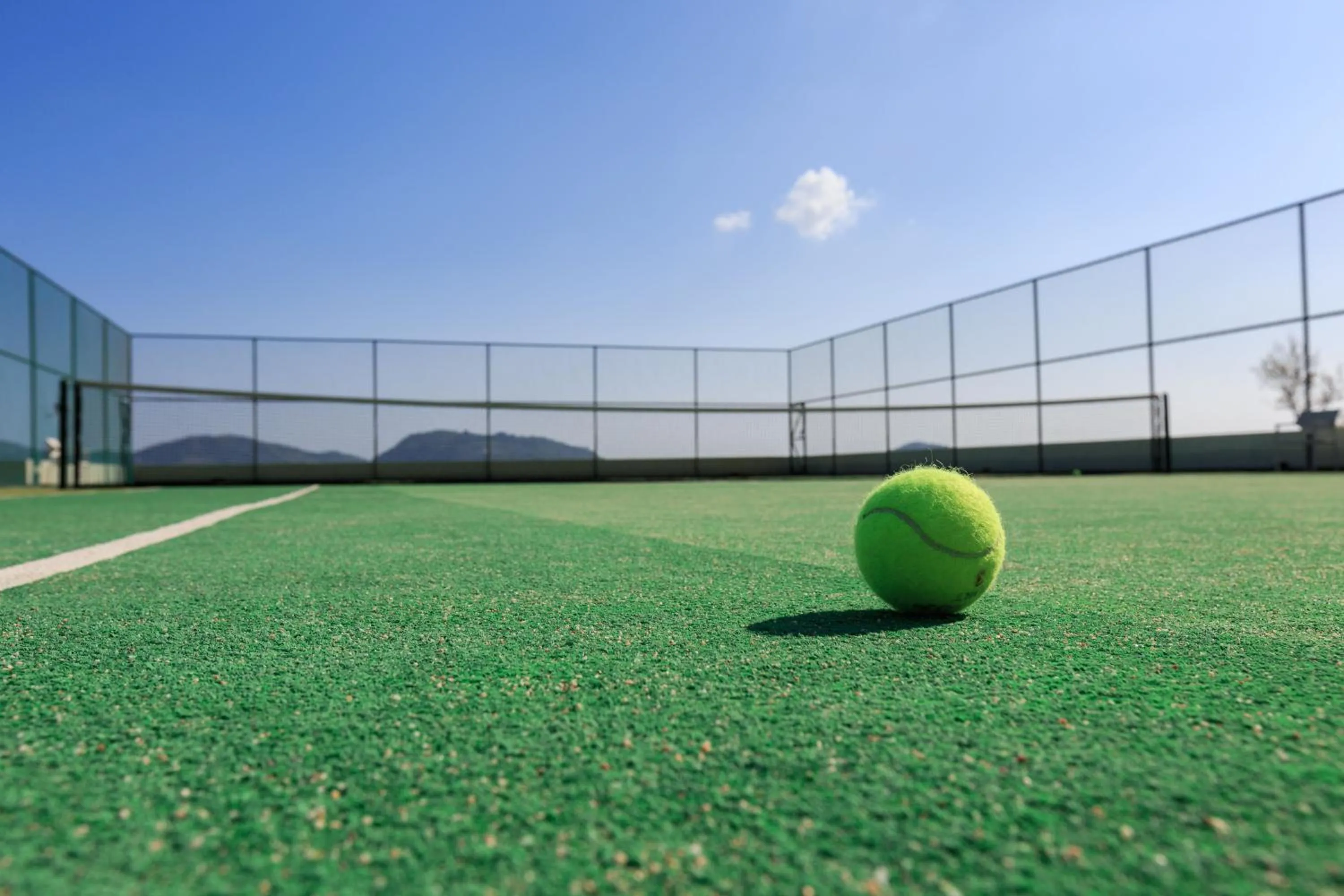 Tennis court in IndoChine Resort and Villas