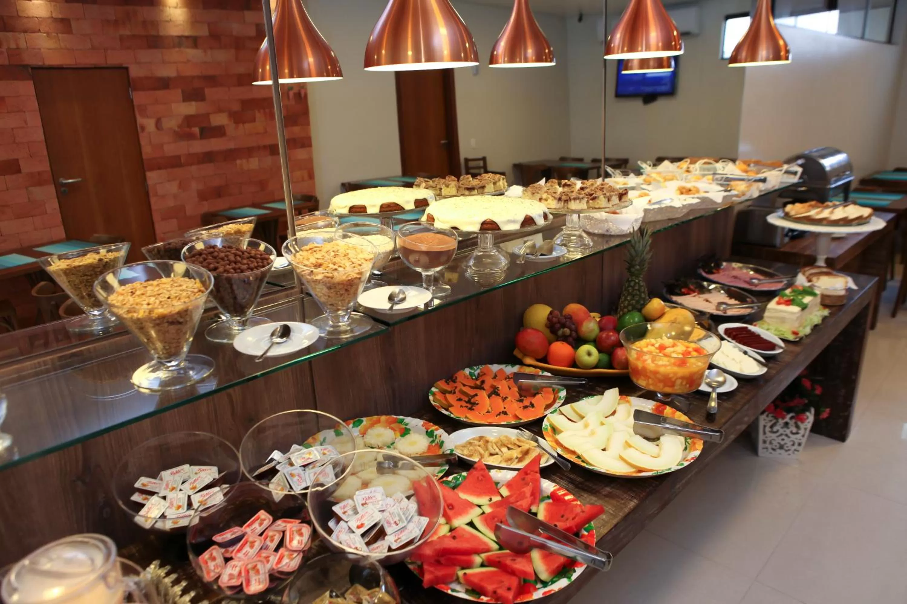 Buffet breakfast, Food in Pousada Atlantique