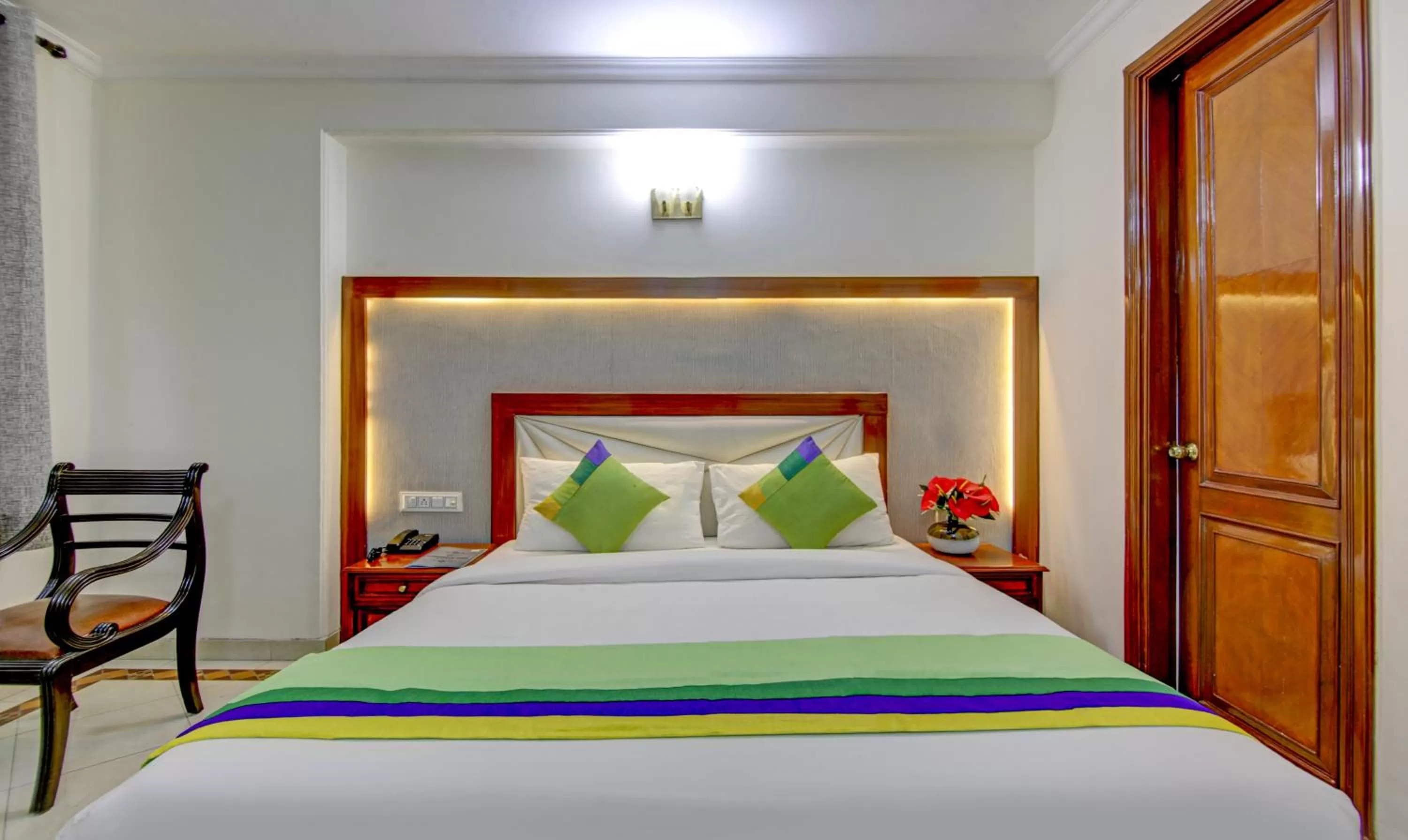 Bed in Treebo Trend Corporate Park