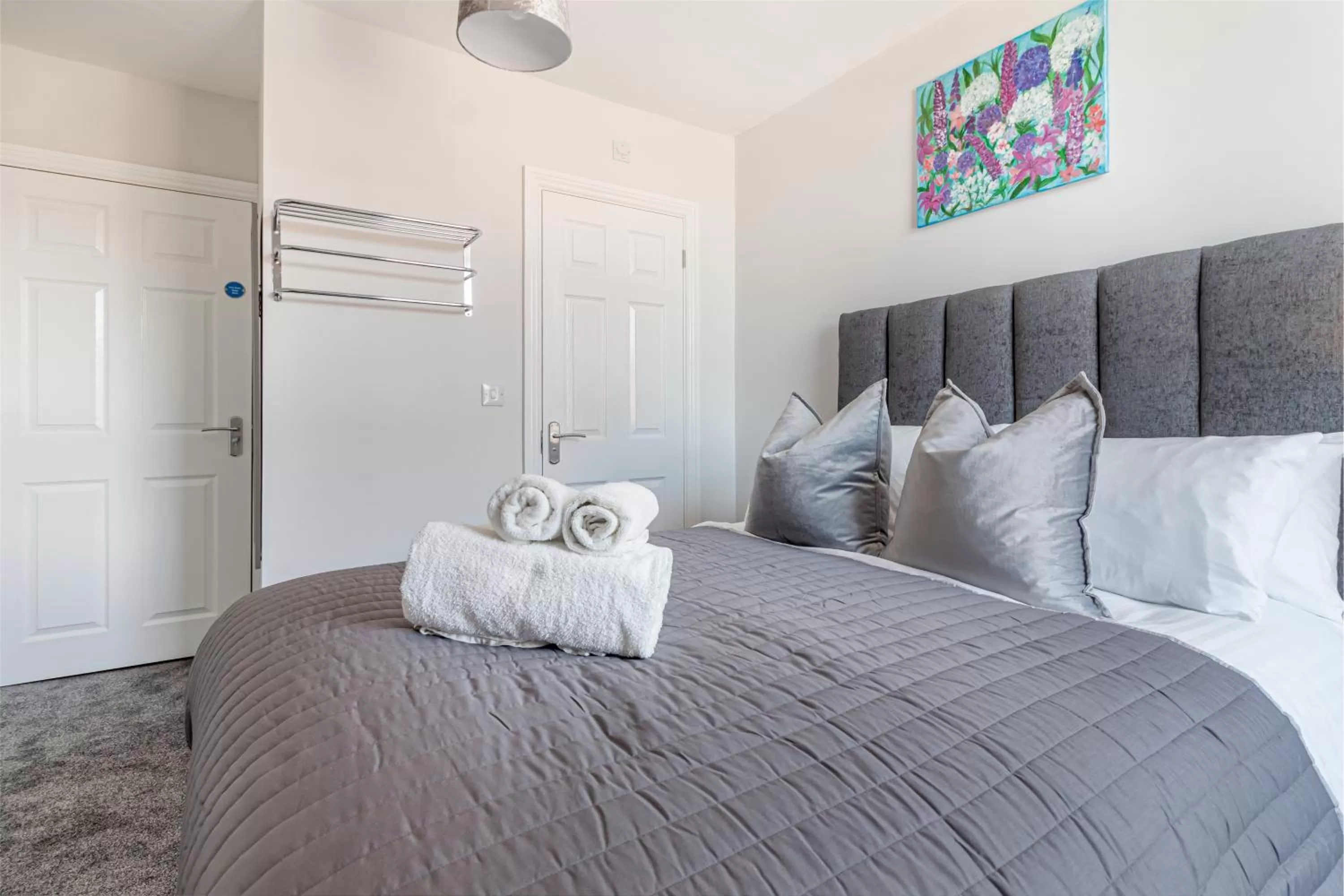 Bed in Host & Stay - The Bull Inn, 3 Double Rooms