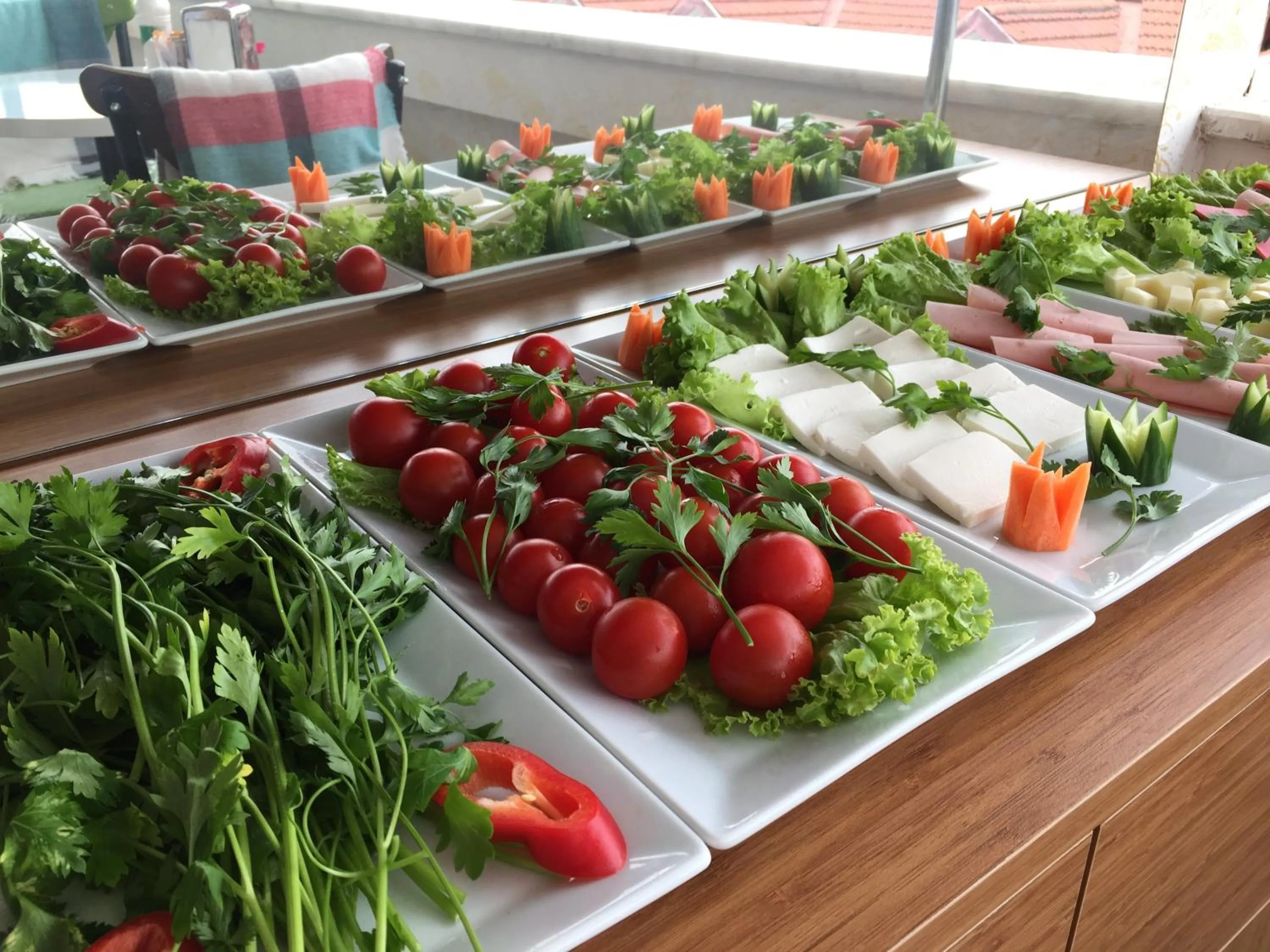 Buffet breakfast in Paris Garden Hotel Istanbul