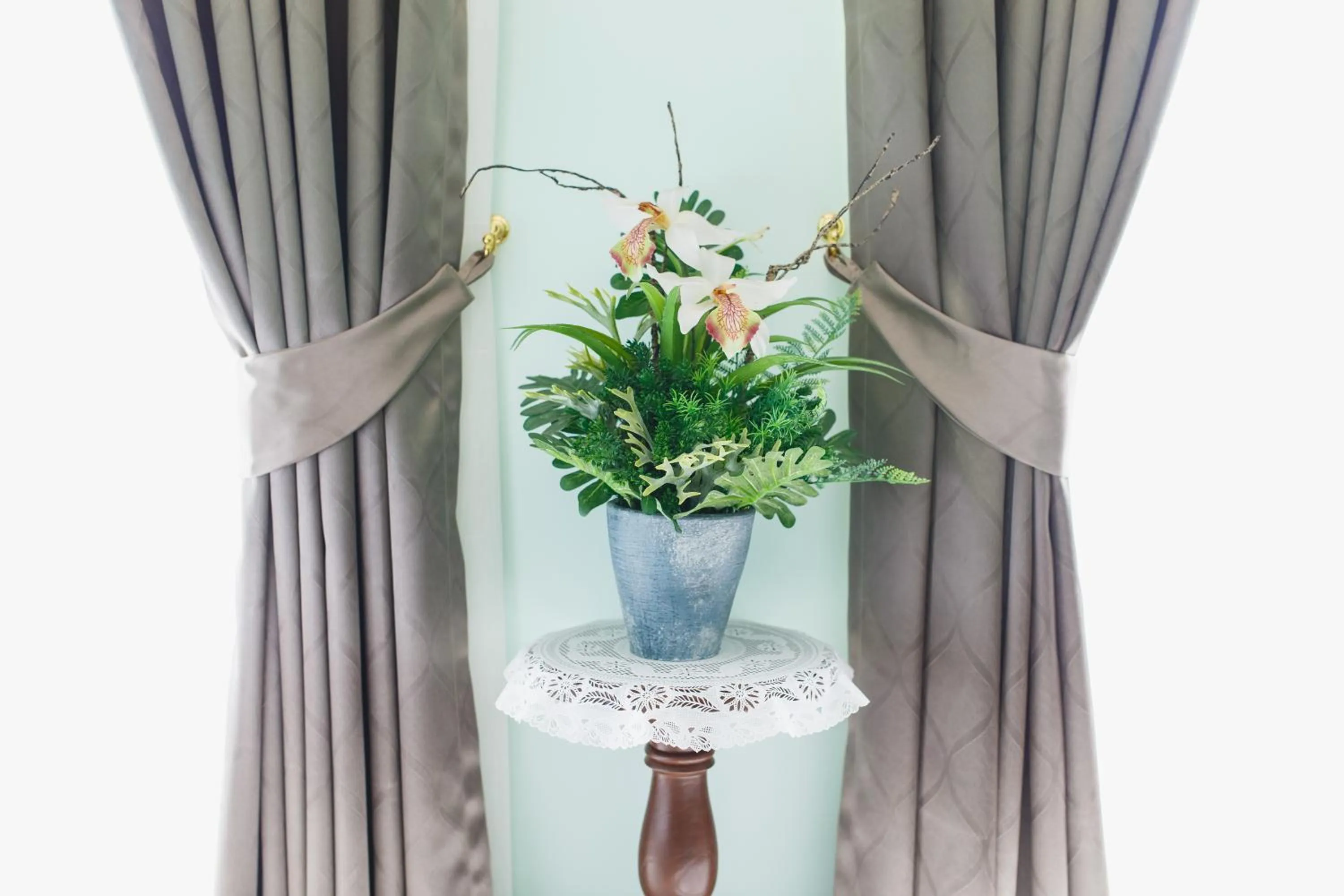 Decorative detail in The Velvet Orchid