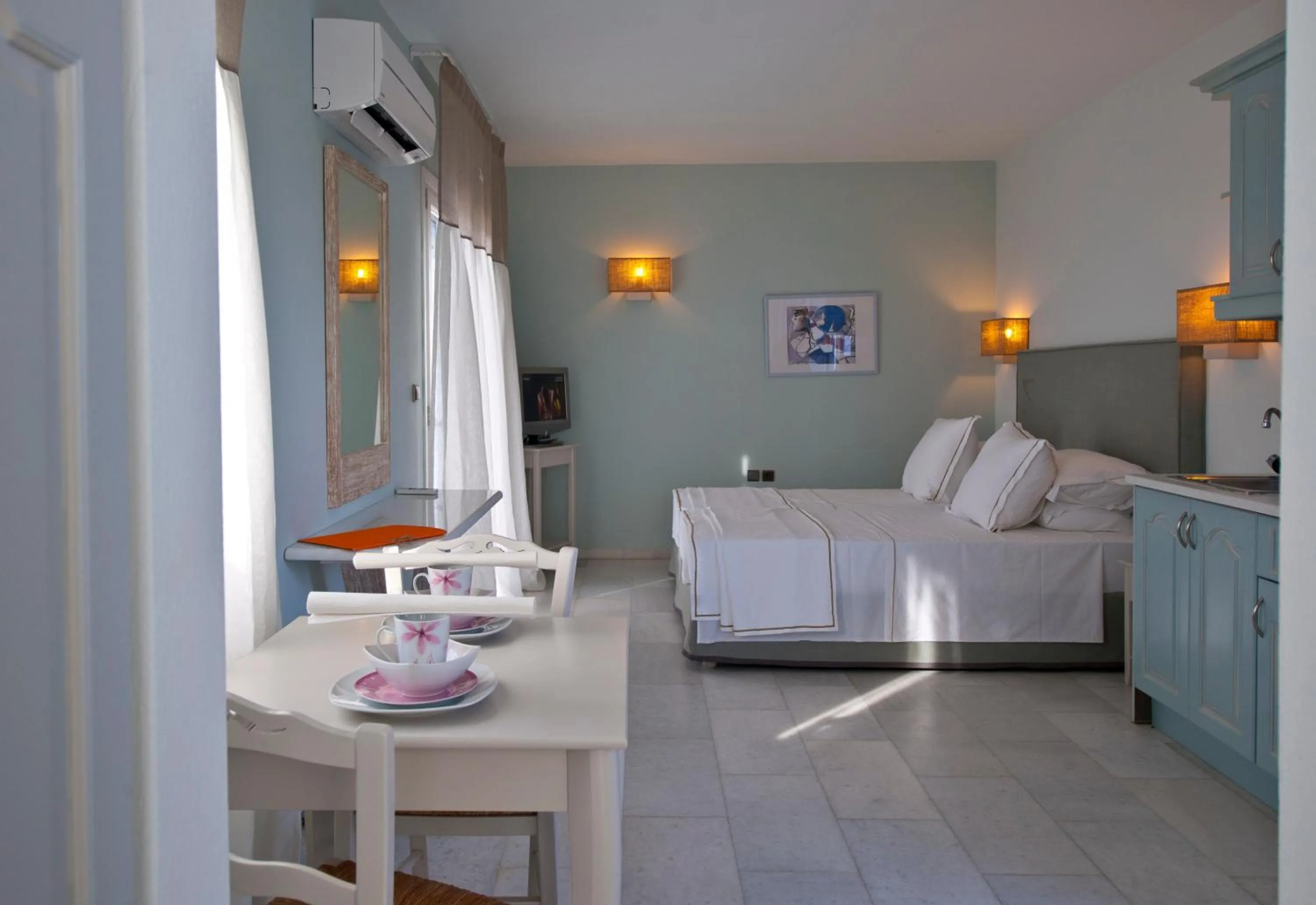 Bedroom in Ammos Naxos Exclusive Apartments & Studios