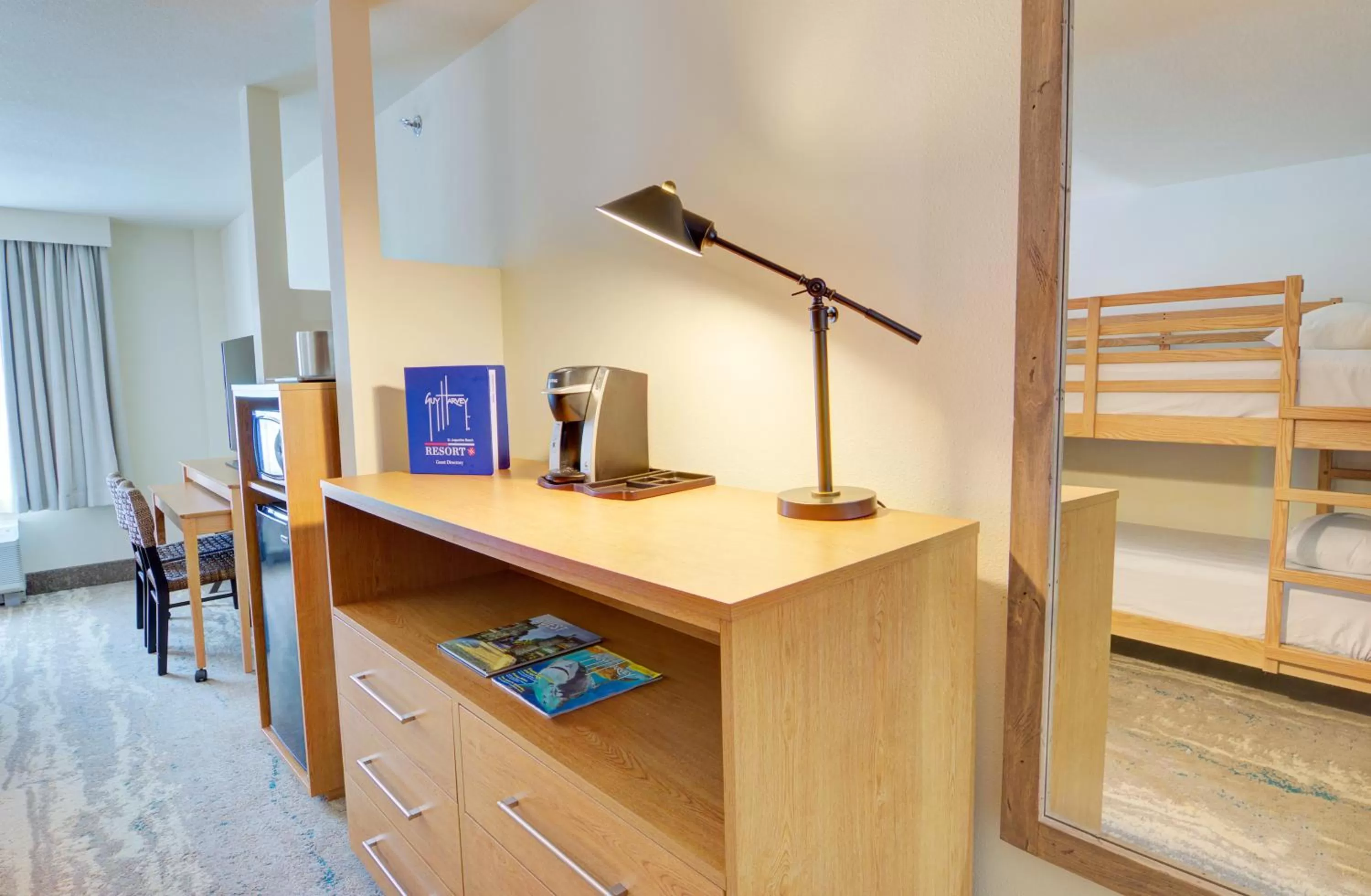 Decorative detail, Bed in Guy Harvey Resort on Saint Augustine Beach