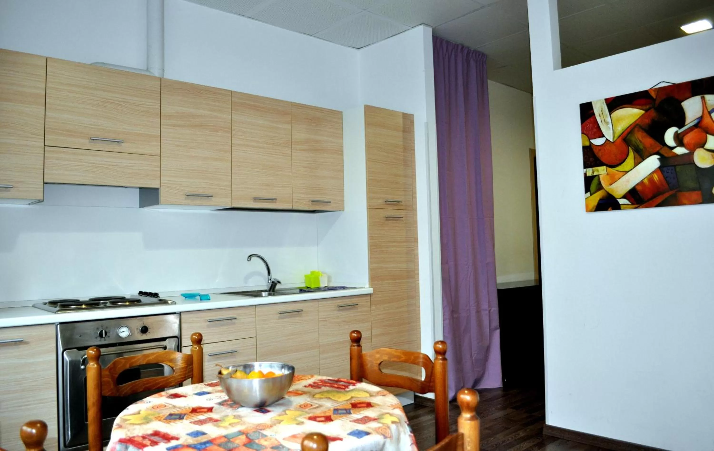 Kitchen or kitchenette in Hotel Miramare