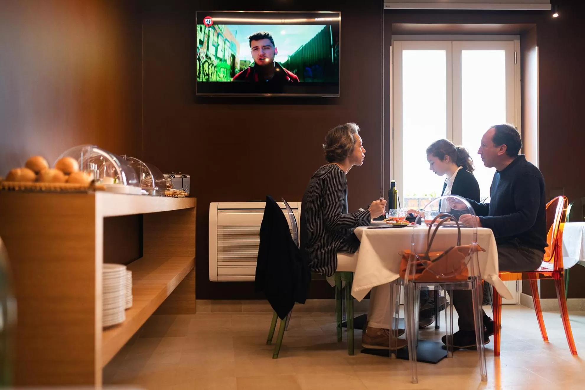 Continental breakfast in Hotel Porta Reale