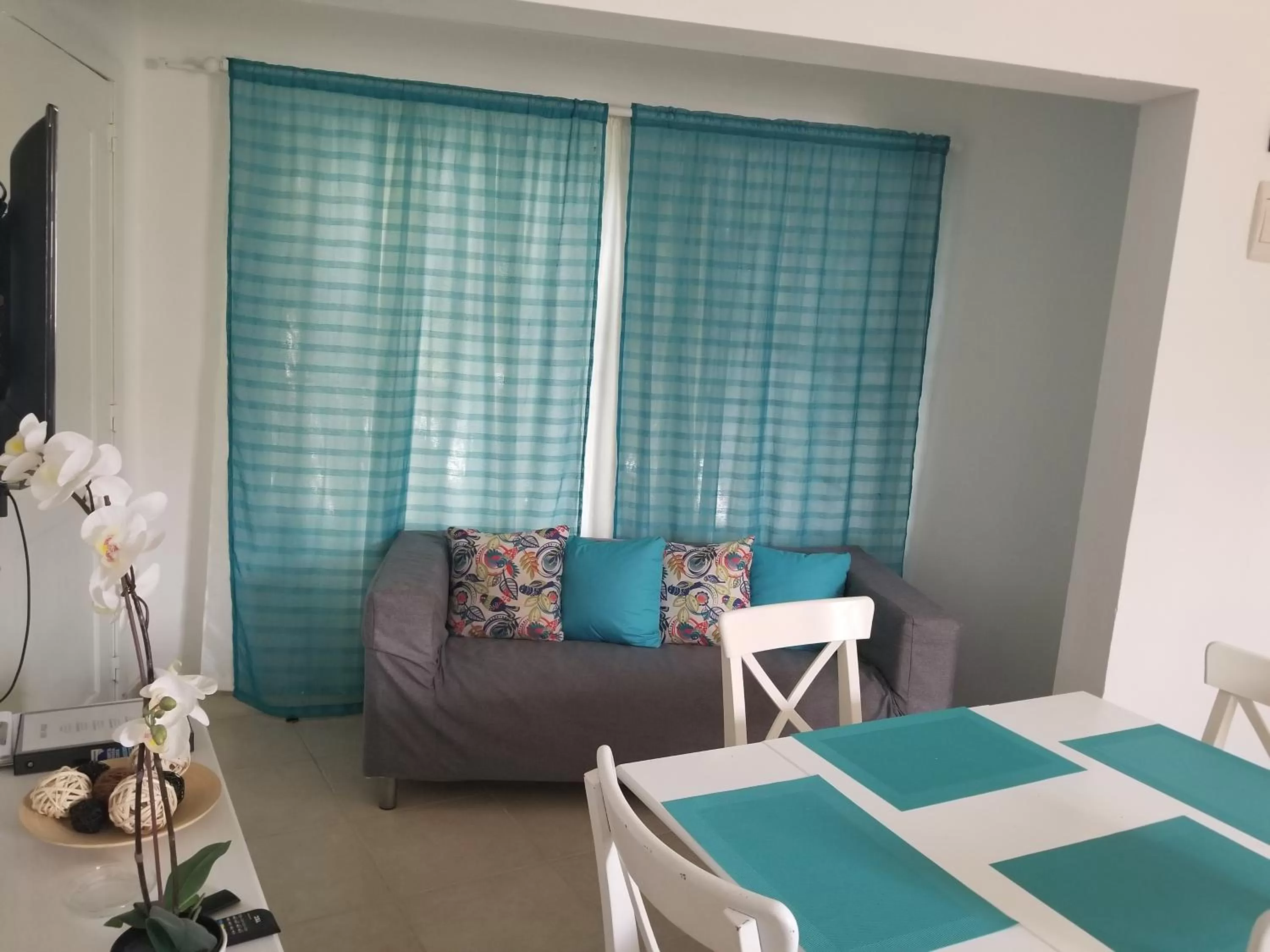 Living room in Karimar Beach Condo Hotel