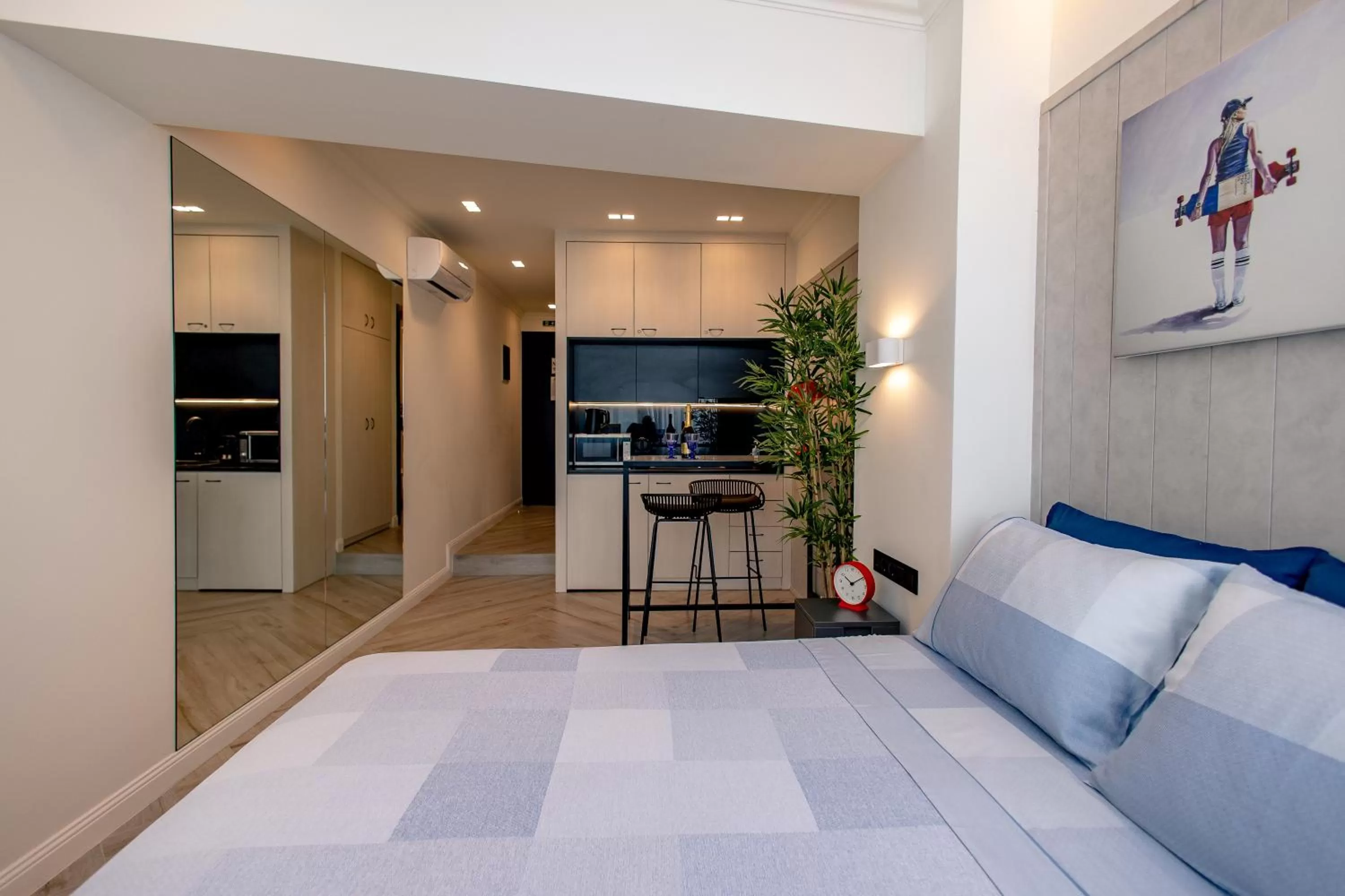 Bedroom, Seating Area in Triple A @ Trendy Psiri - Art & Nightlife