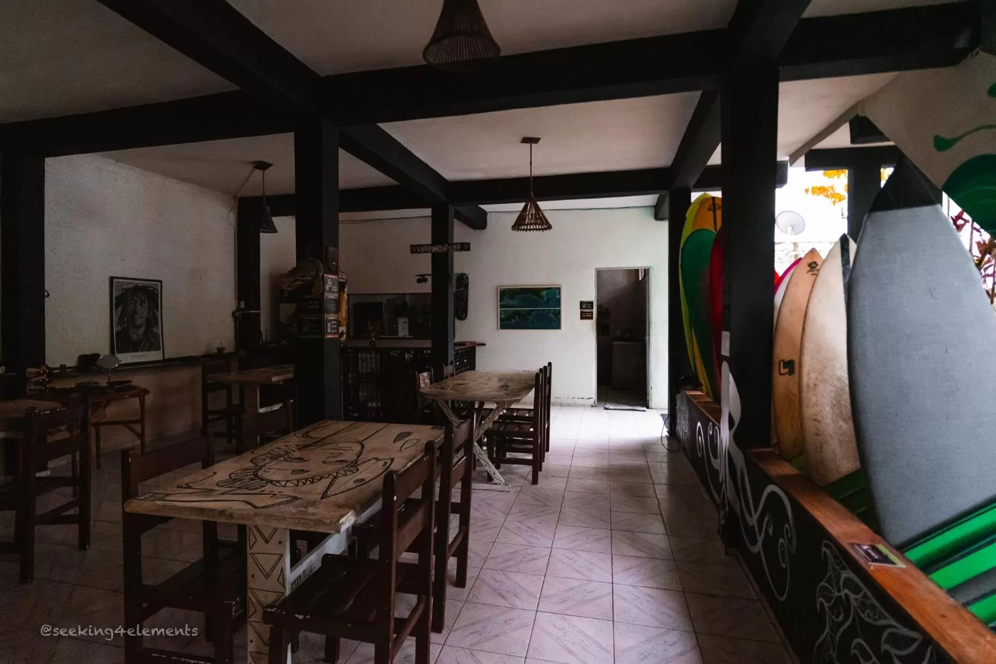Lobby or reception, Dining Area in Pousada e Hostel Marthi