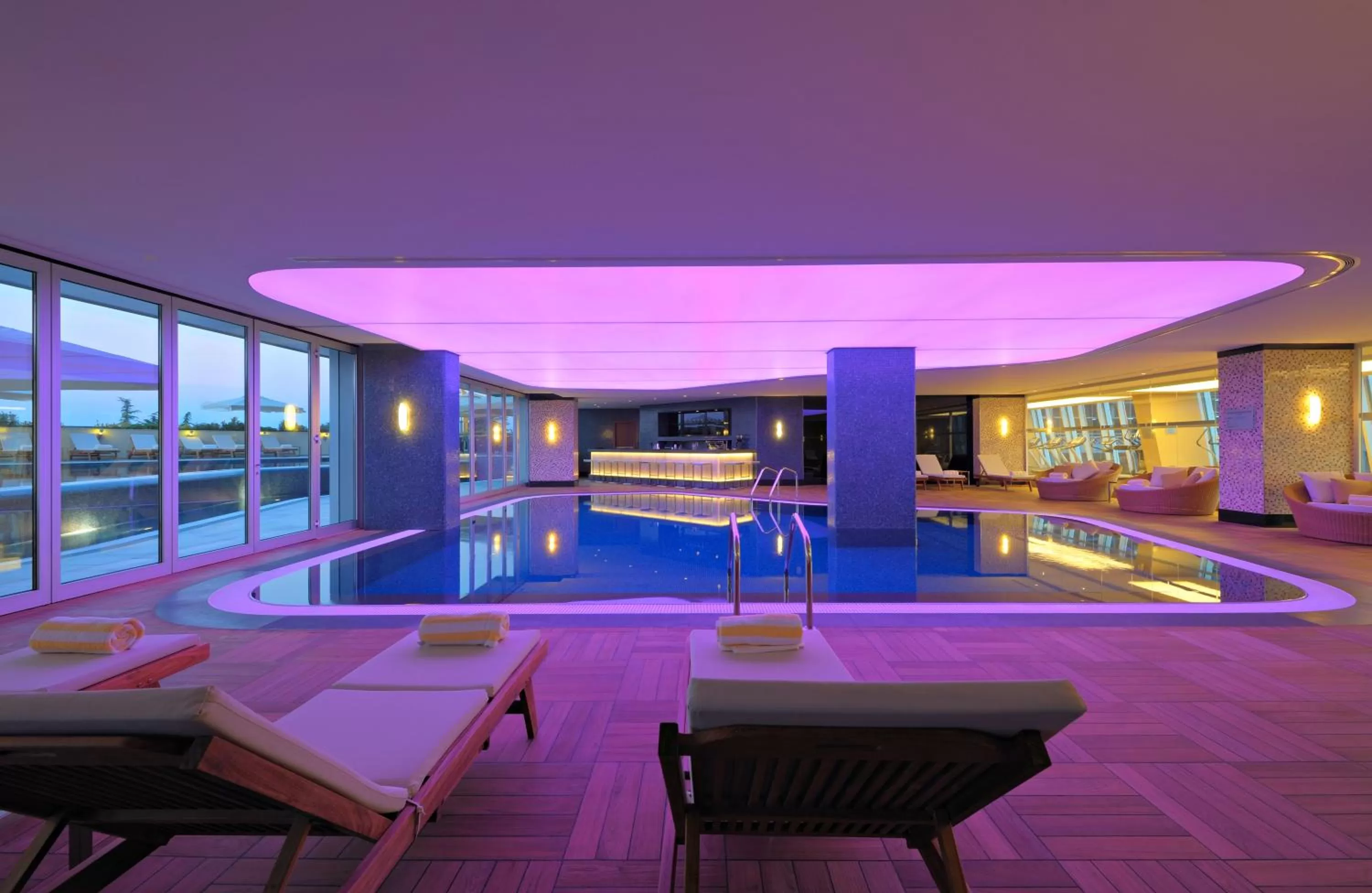 Swimming pool in Radisson Blu Hotel Batumi