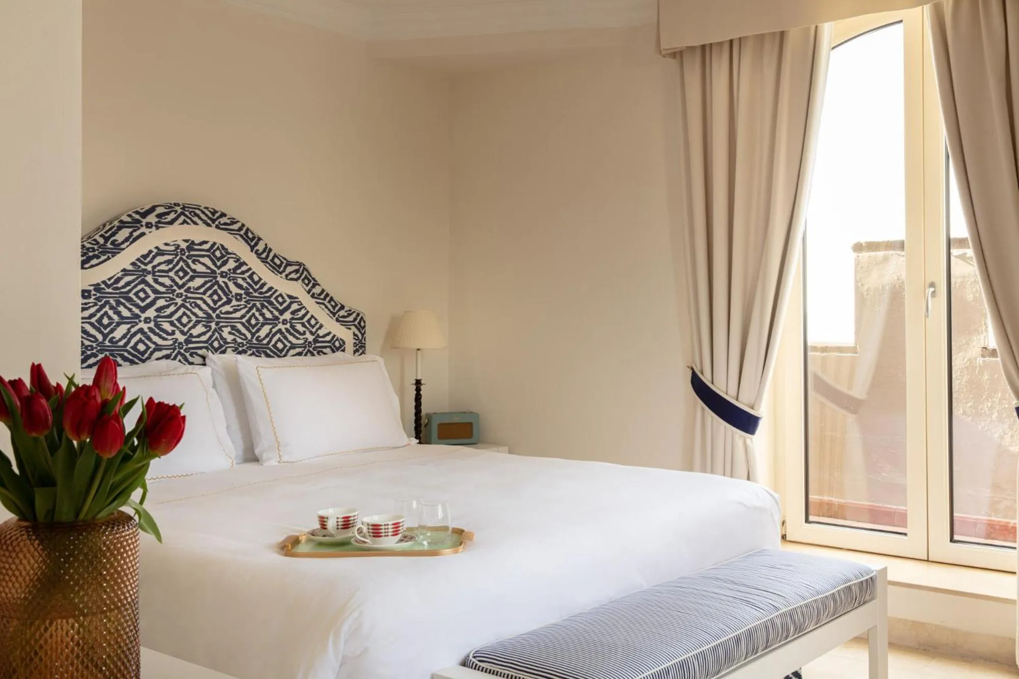 Bed in Mezzatorre Hotel & Thermal Spa