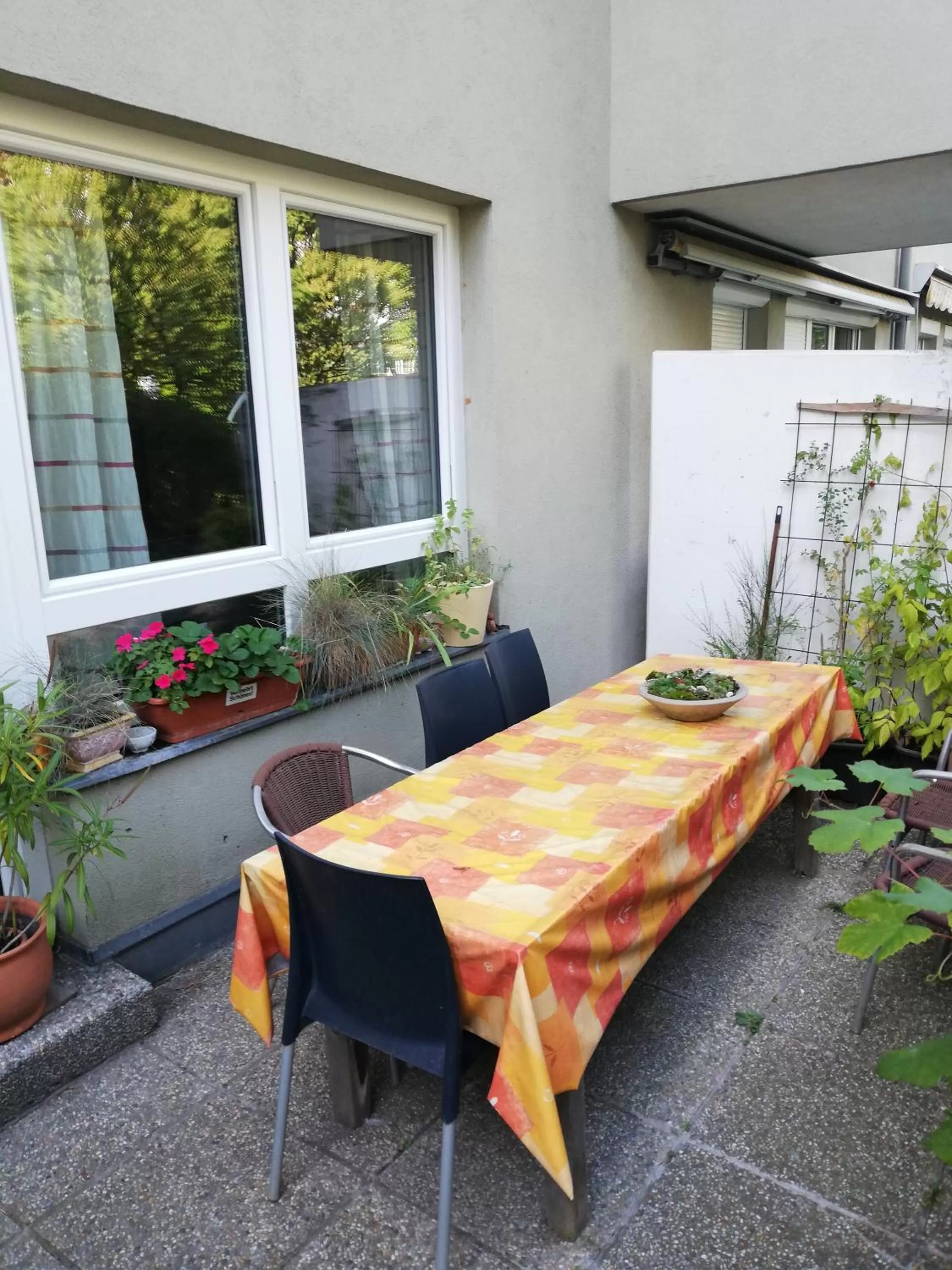 Balcony/Terrace in Room in maisonette with garden, parking place