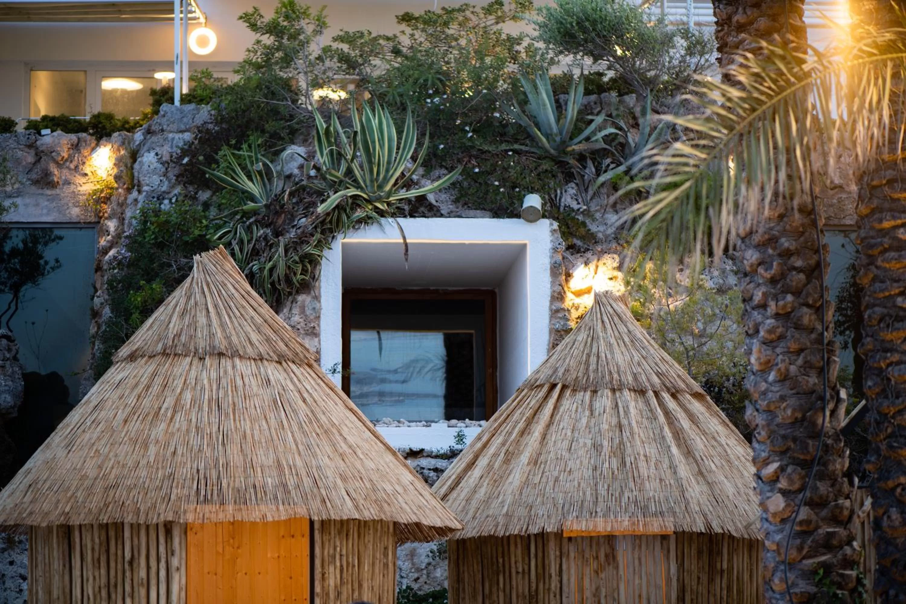 Property building in Grotta Palazzese Beach Hotel