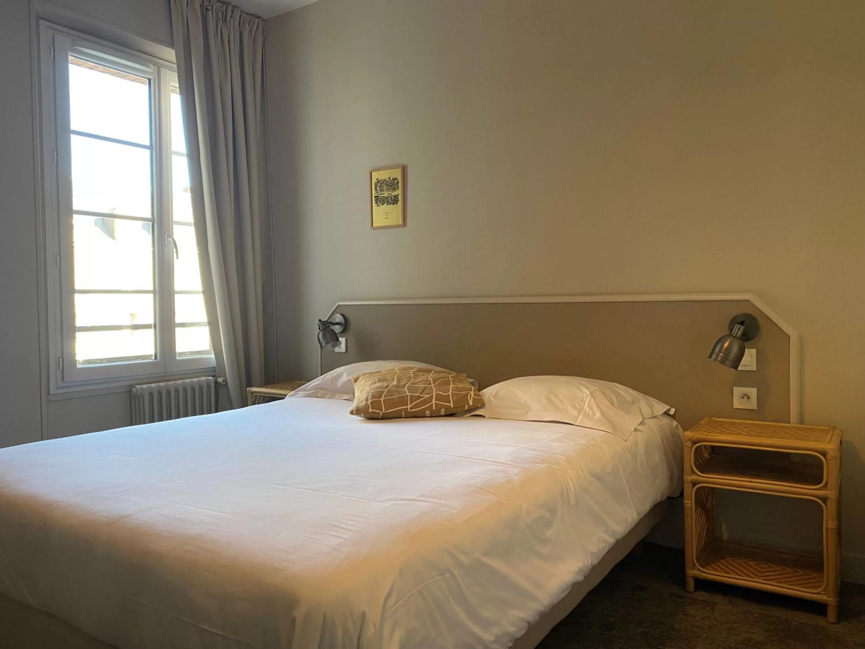 Photo of the whole room, Bed in Logis Hôtel Marguerite