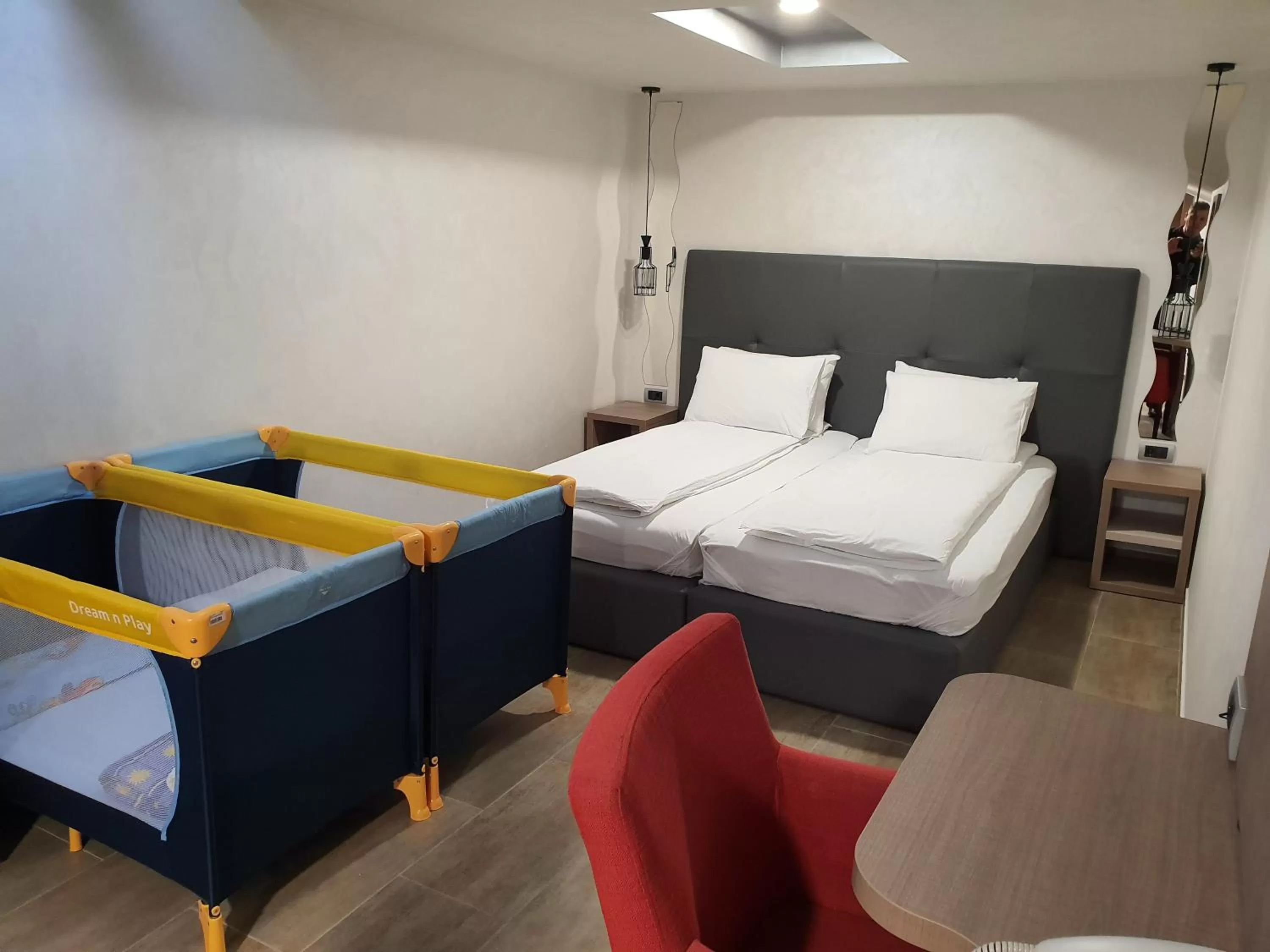 Bed in Hotel Fontana