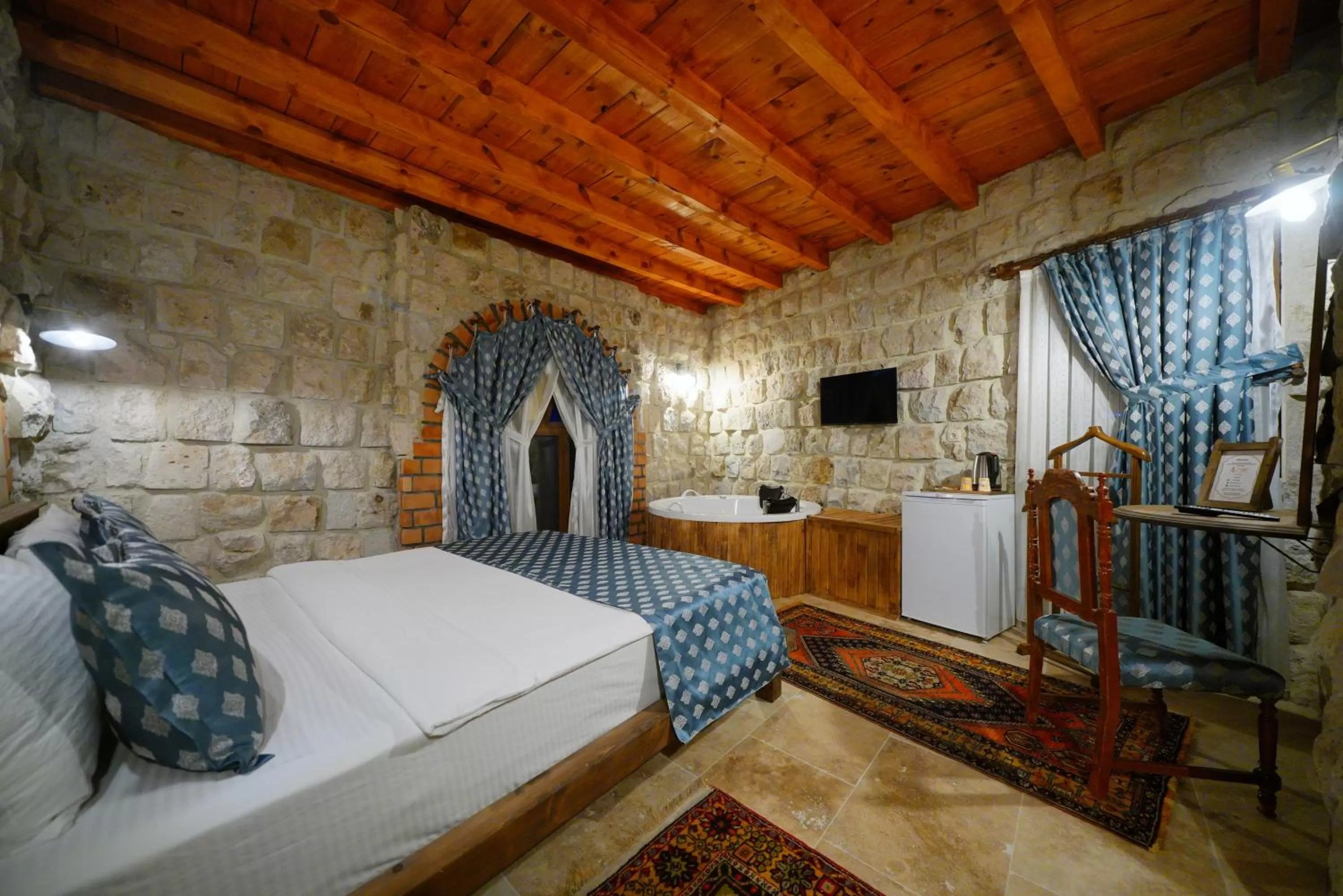 Bedroom, Bed in Cappadocia Nar Cave House & Swimming Pool