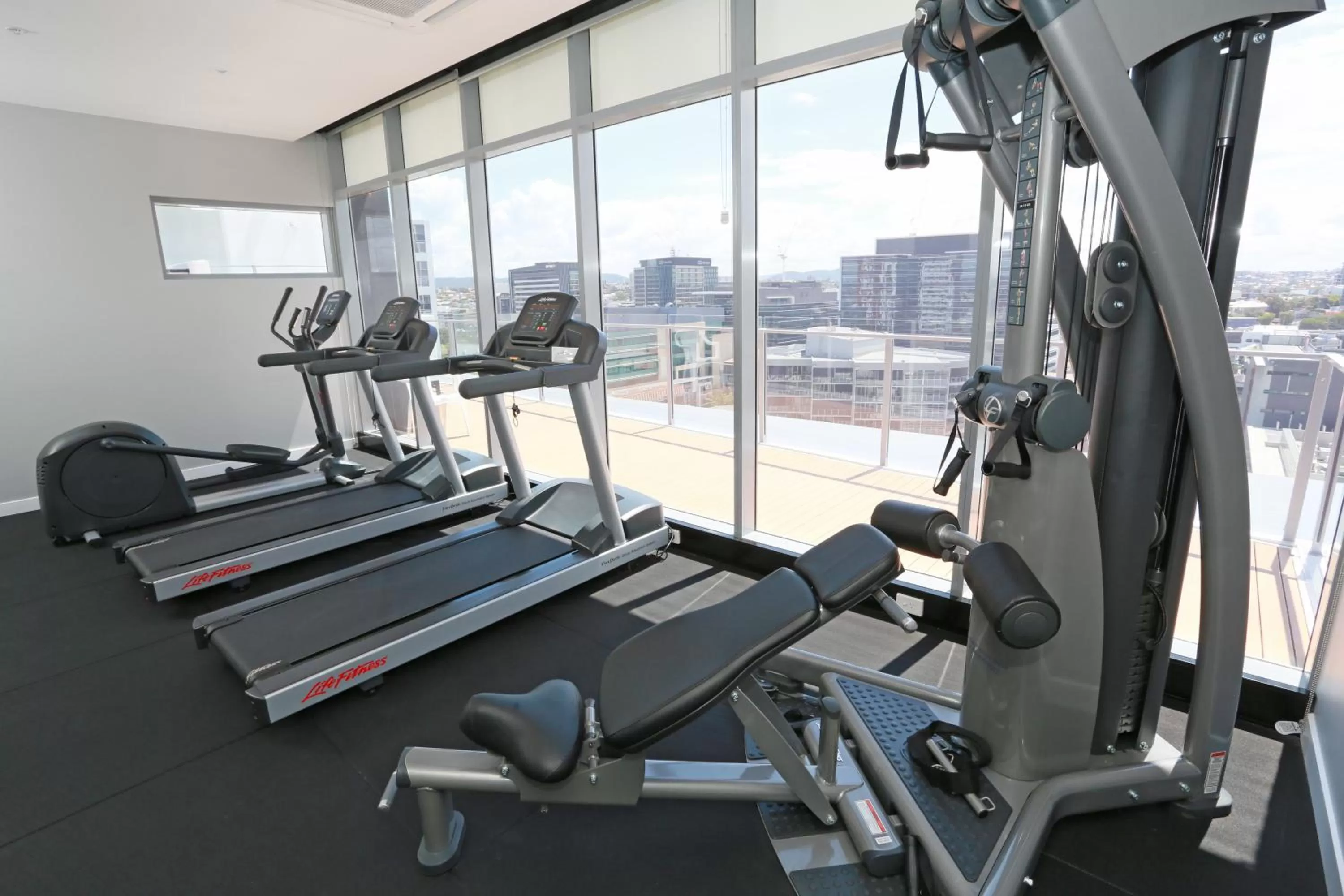 Fitness centre/facilities in Alex Perry Hotel & Apartments