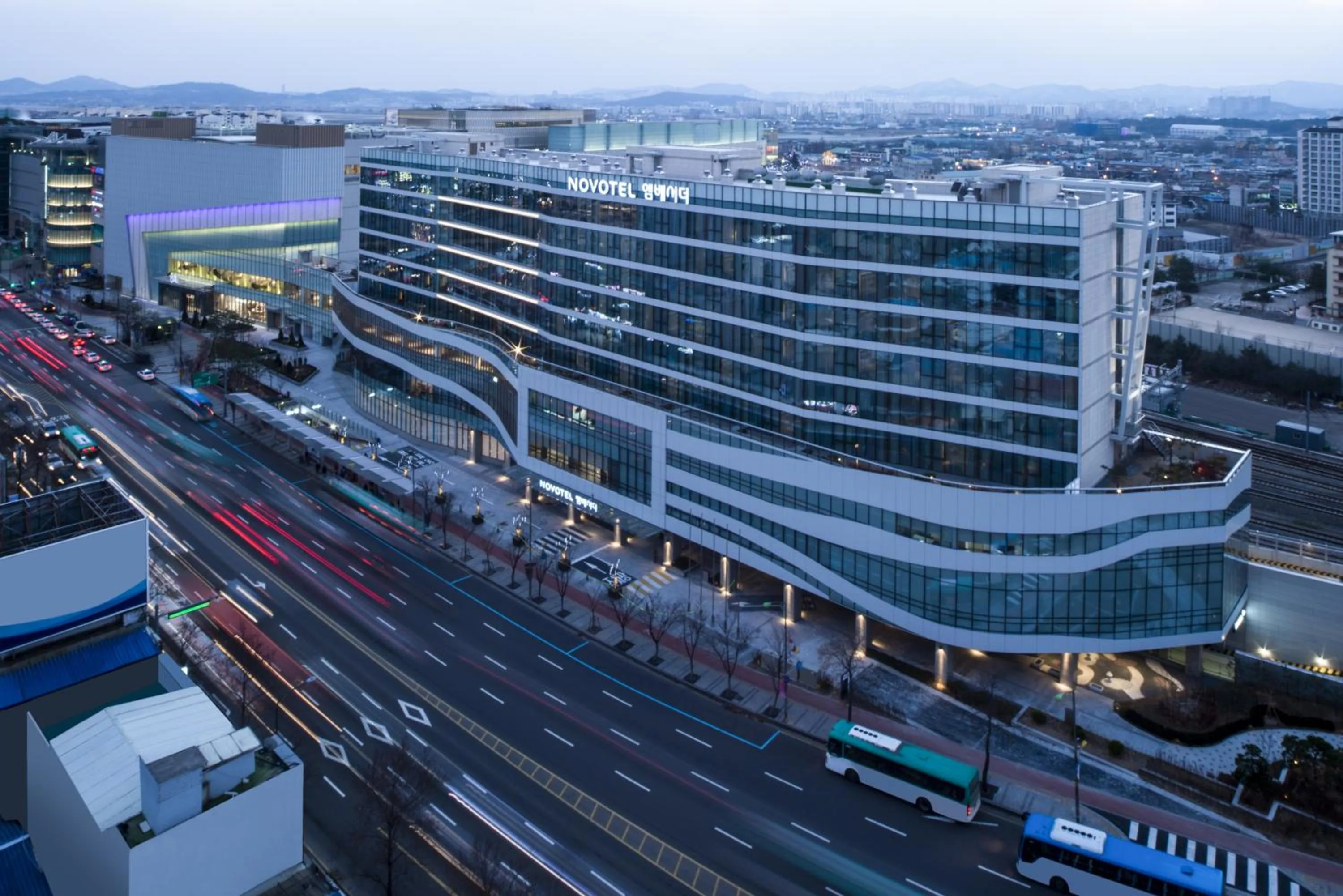 Bird's eye view in Novotel Ambassador Suwon