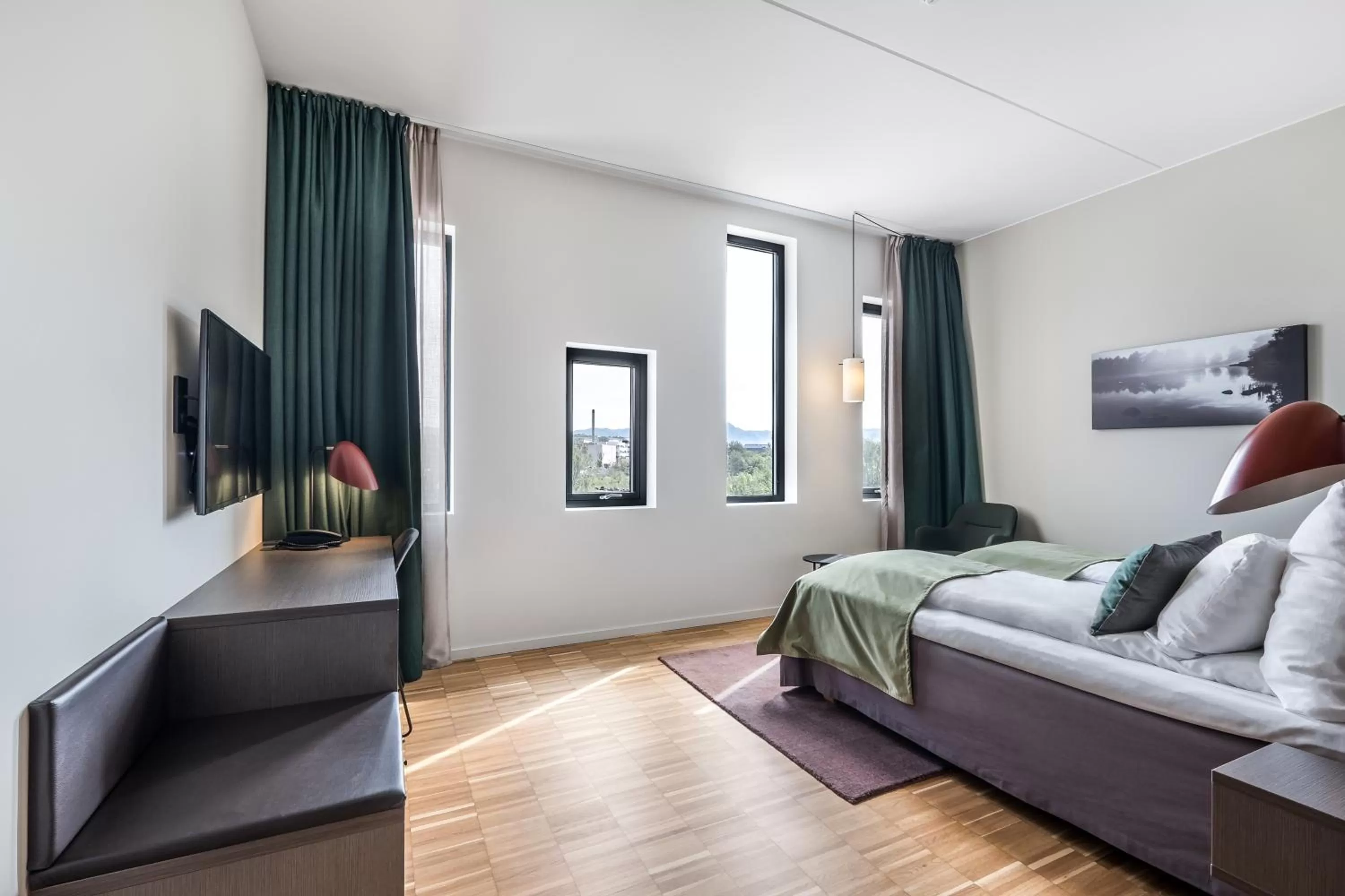 Bed in Quality Hotel Pond