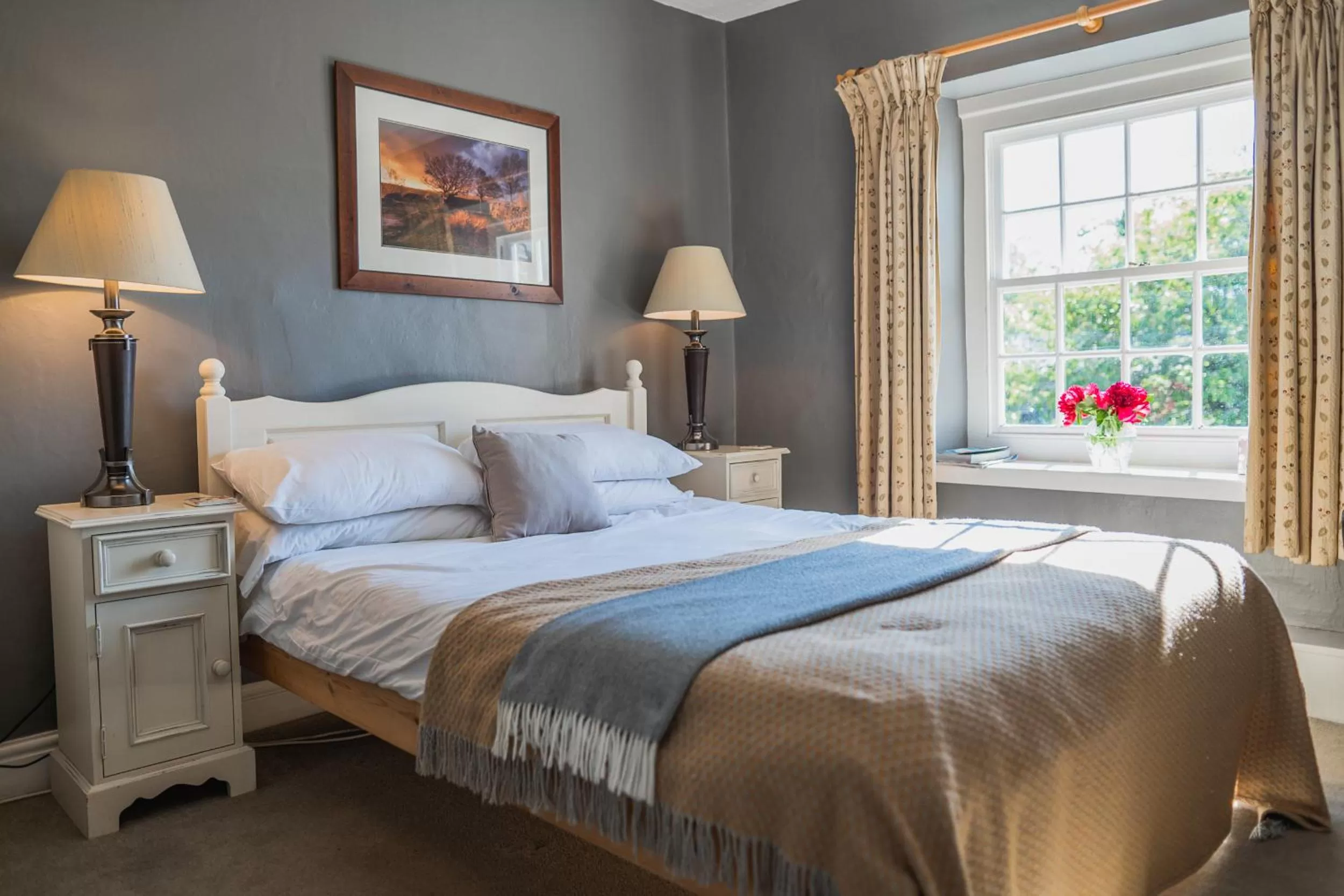 Bed in The Old Hall Inn