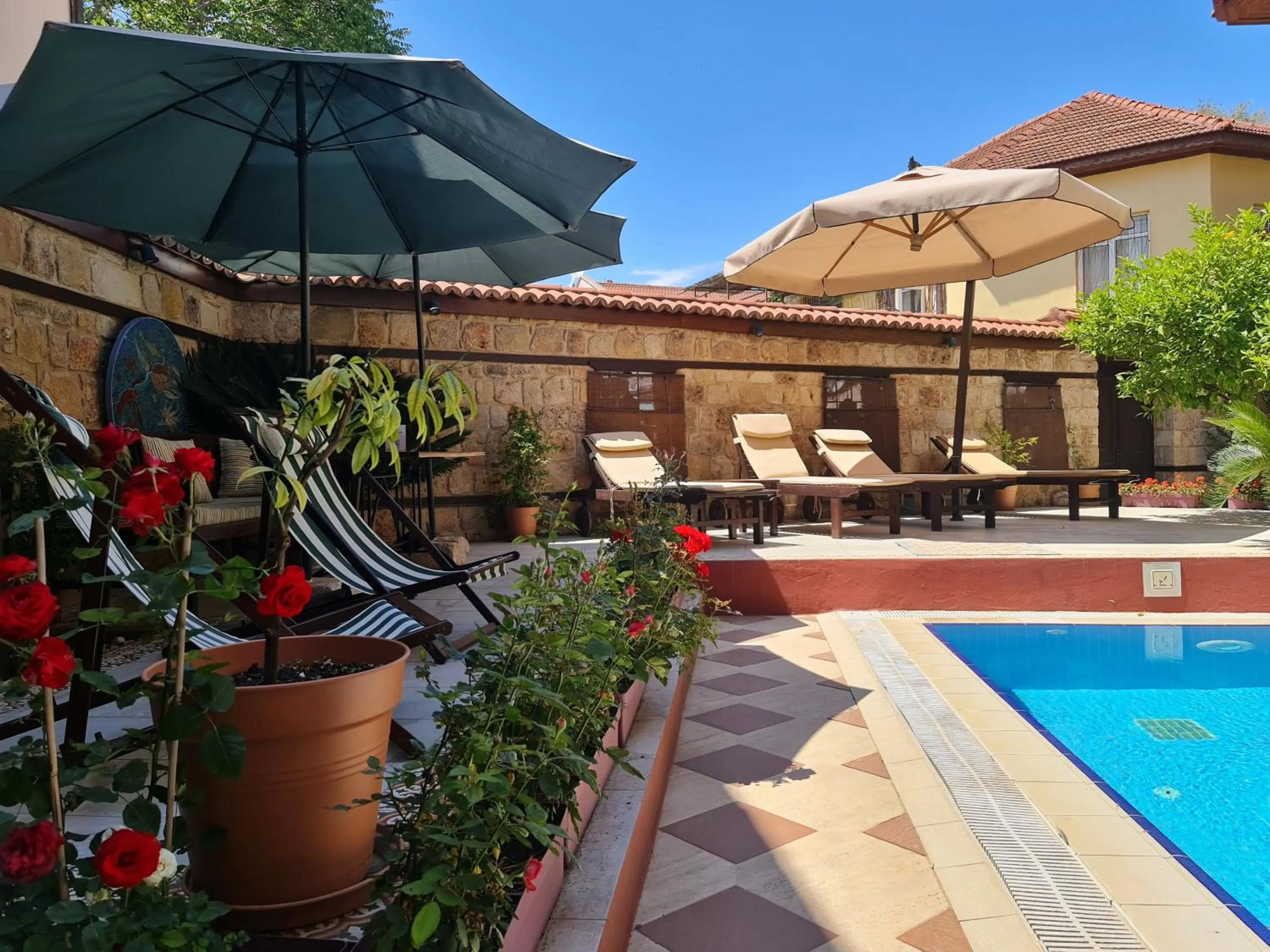 Patio in Eski Masal Hotel - Special Class