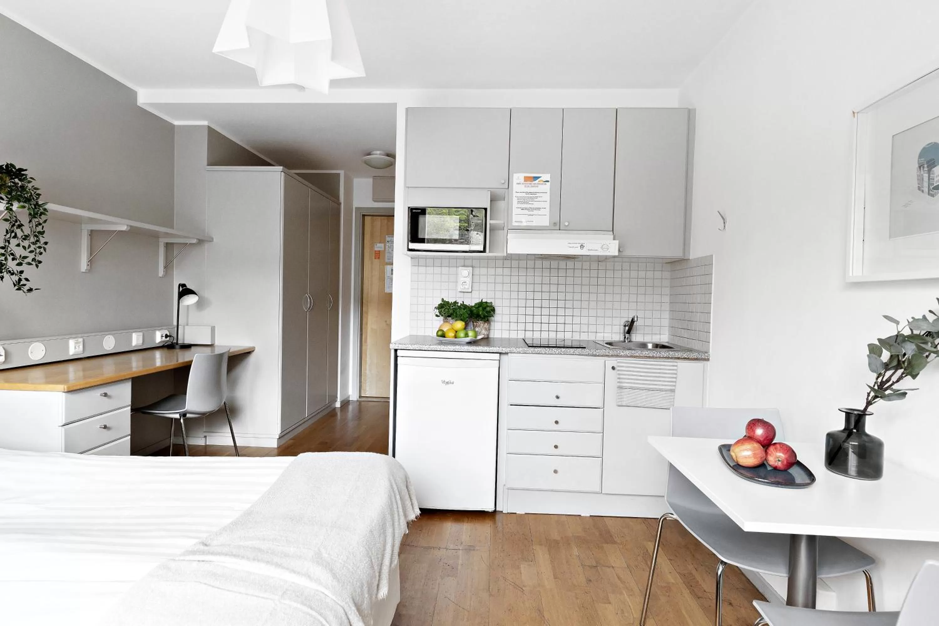 Bed in Forenom Hotels & Apartments Stockholm Alvik