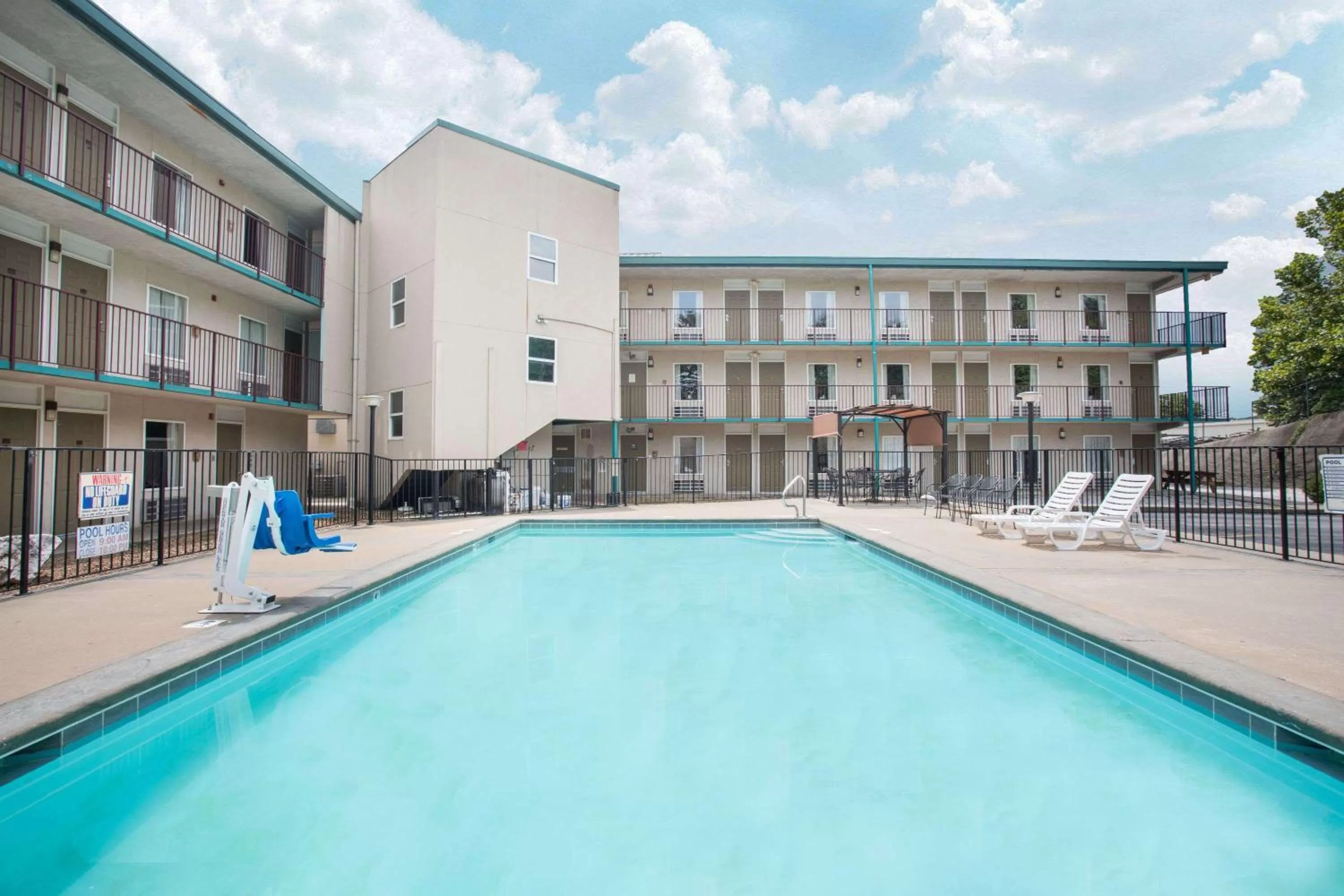 On site in Days Inn by Wyndham Harrison