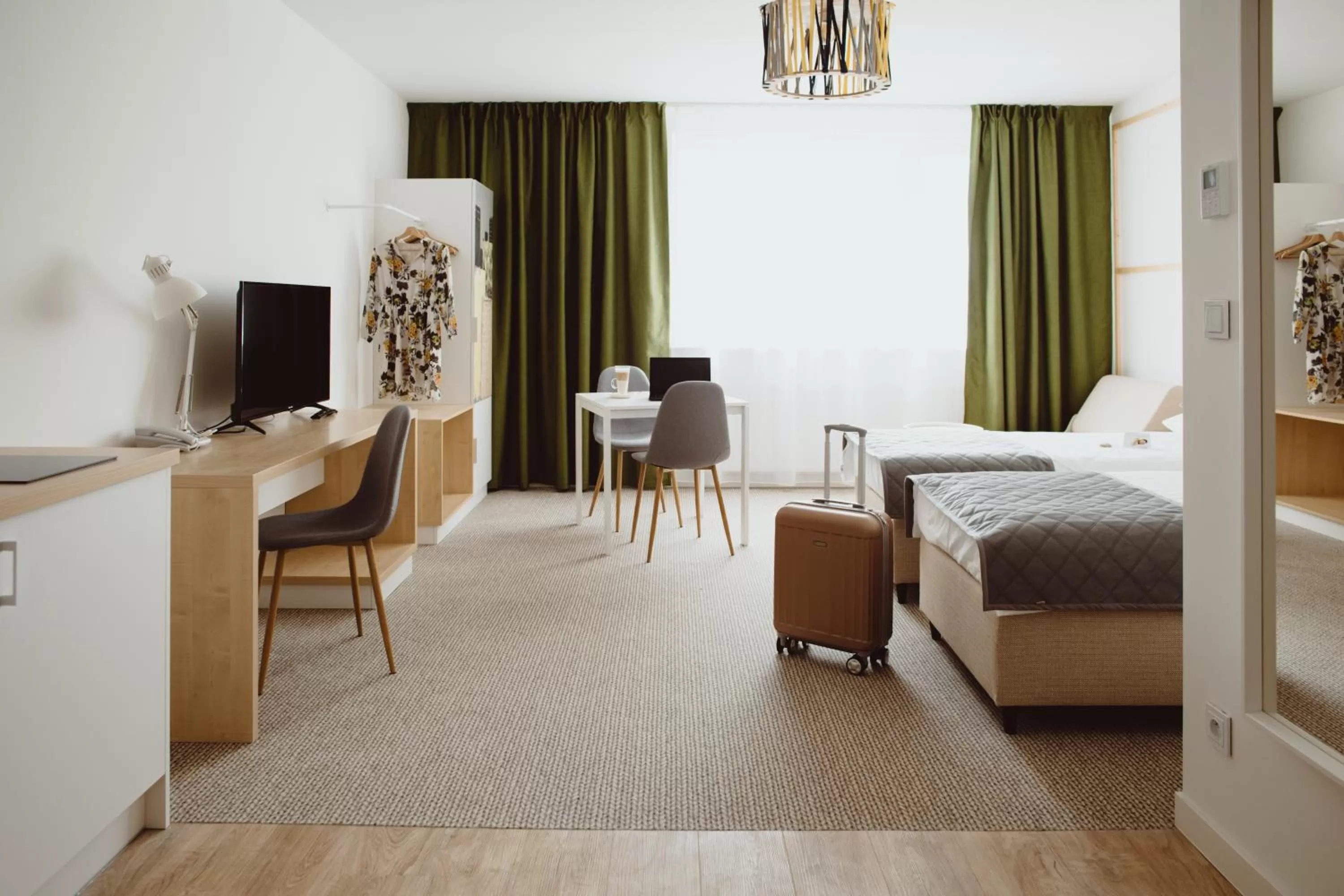 TV and multimedia, Bed in Arche Hotel Poloneza