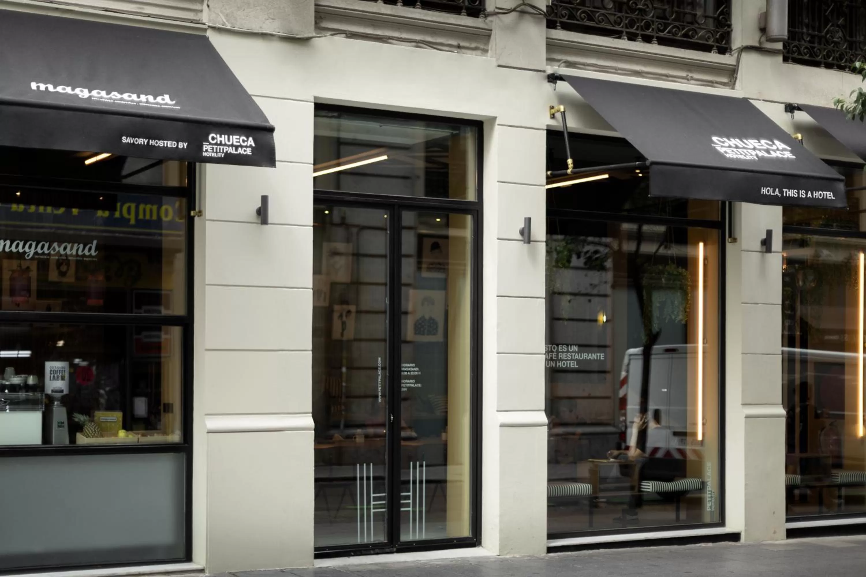 Facade/entrance in Petit Palace Chueca