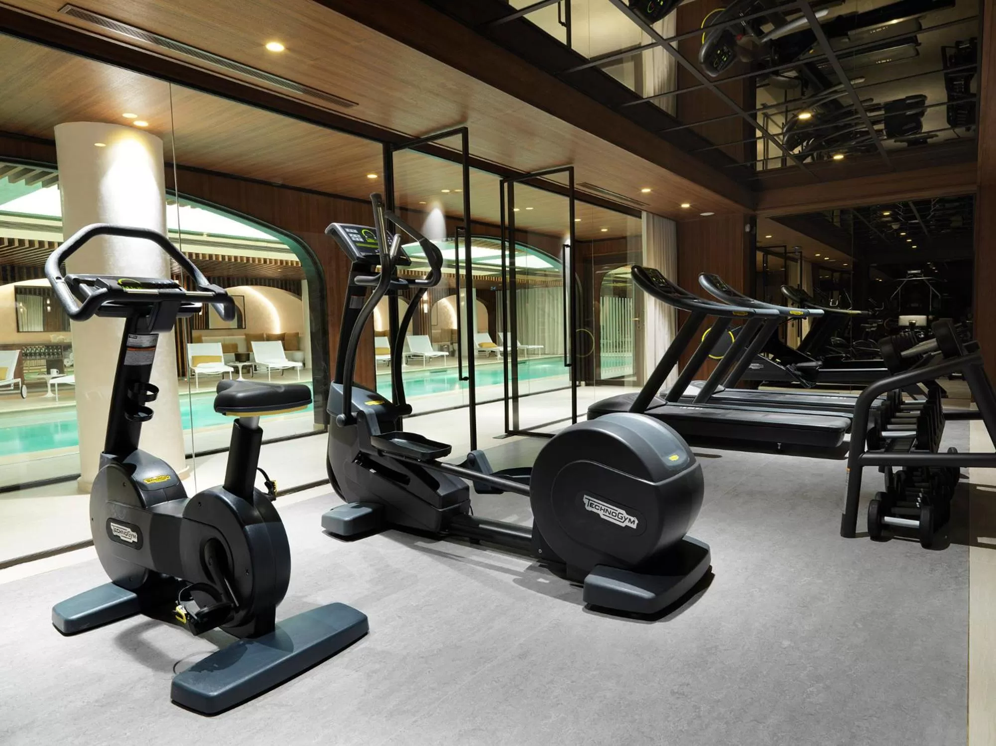 Fitness centre/facilities in Hôtel D'Aubusson
