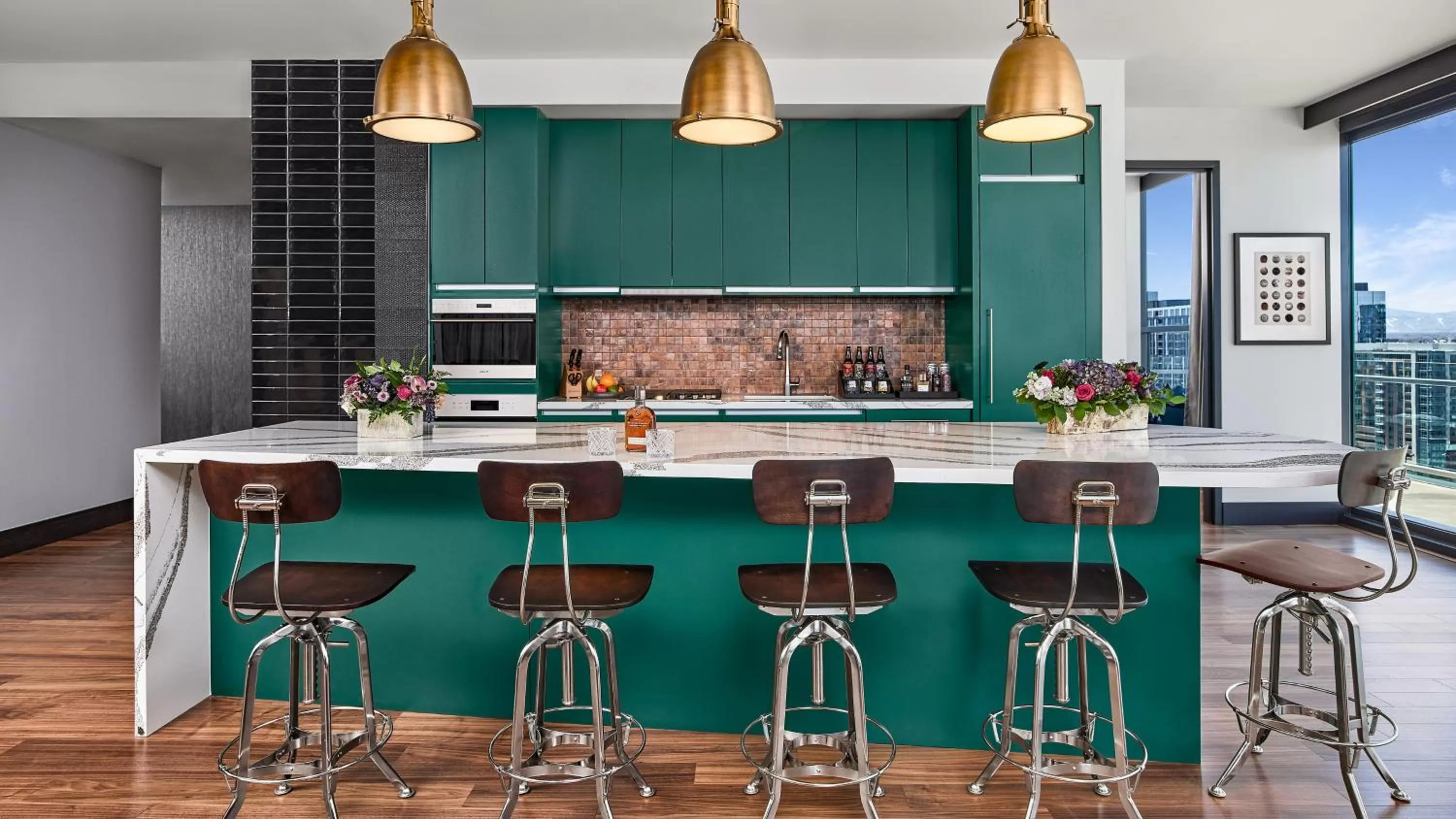 Kitchen or kitchenette in The Rally Hotel at McGregor Square