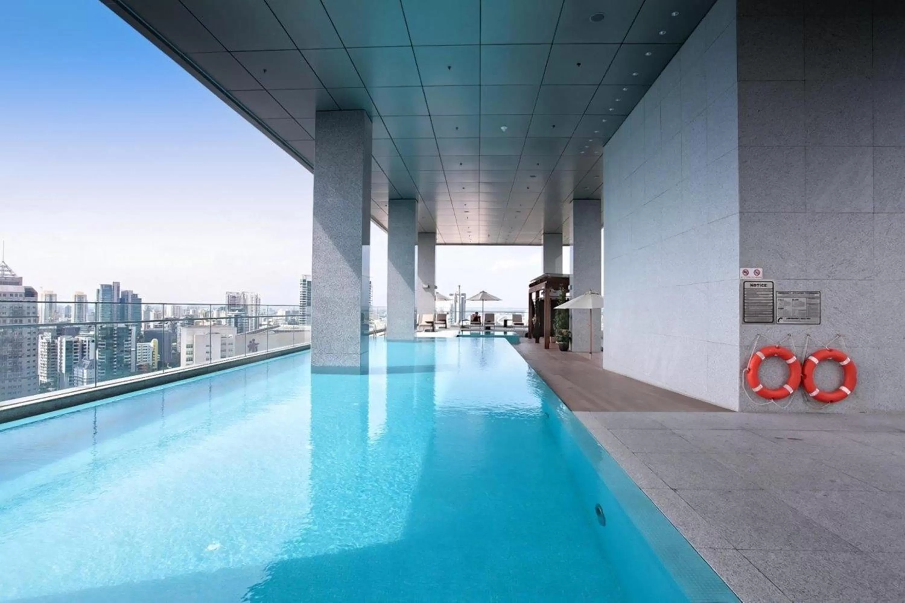 Pool view in Oasia Hotel Novena, Singapore by Far East Hospitality