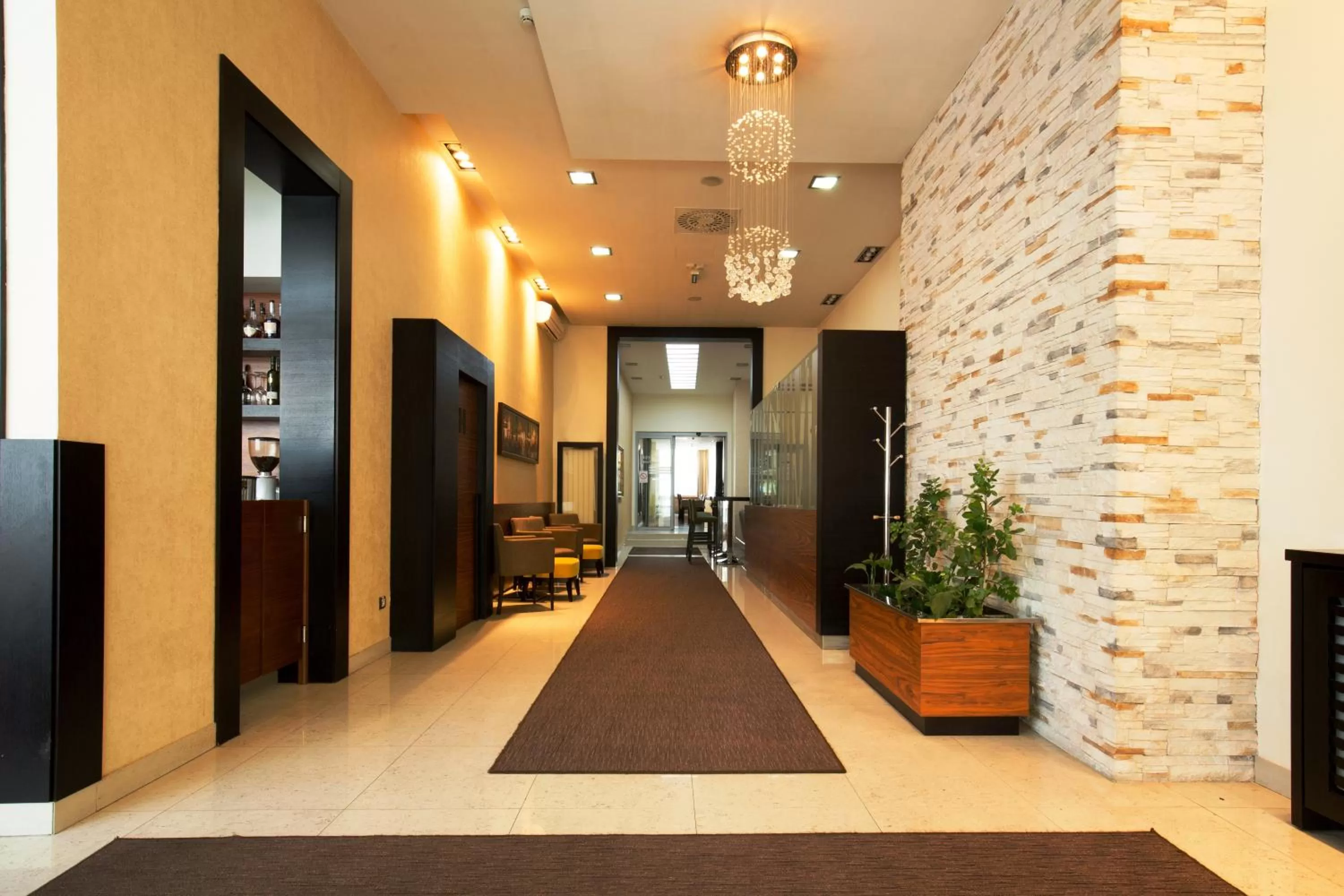 Lounge or bar in Garni Hotel Nevski