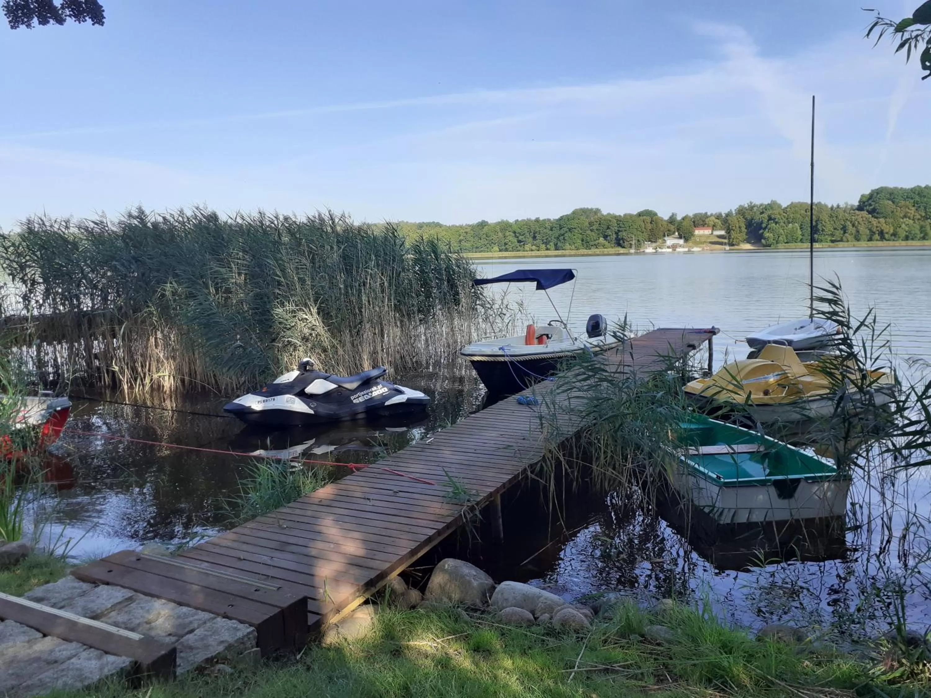 Natural landscape in Port Jeziorak