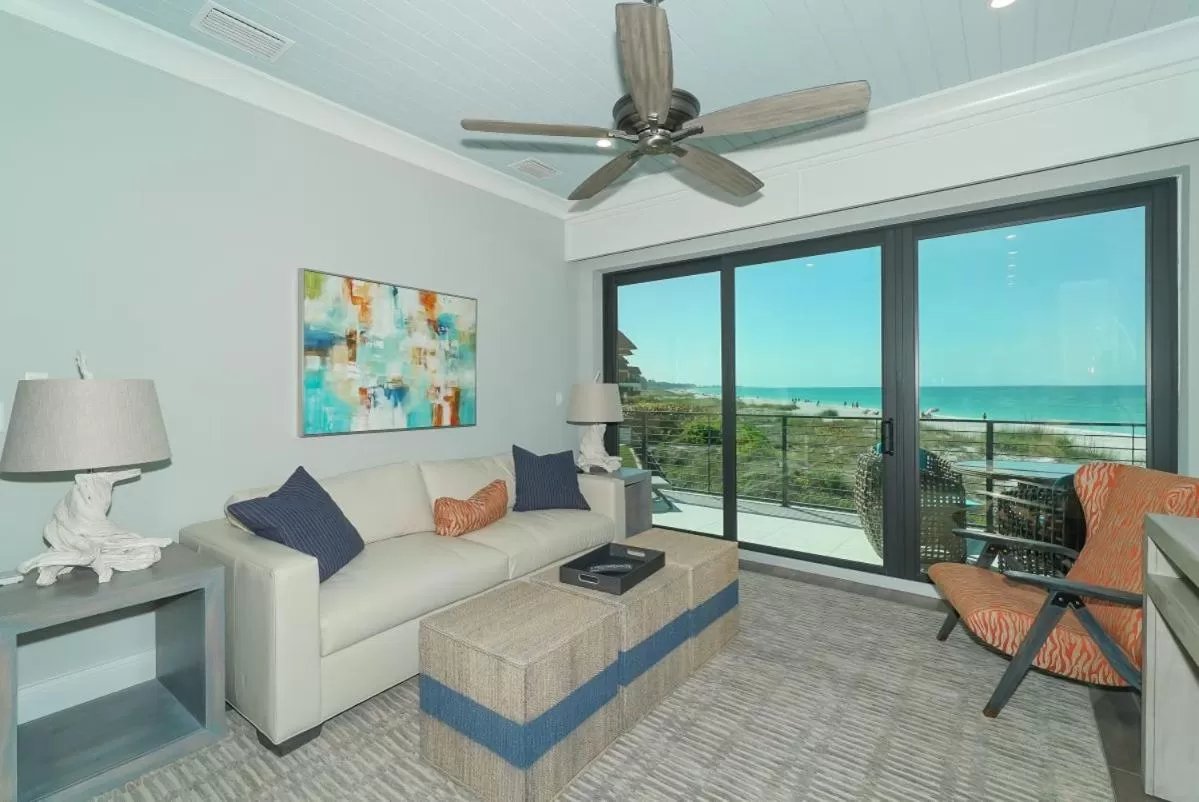 Living room in Anna Maria Beach Resort