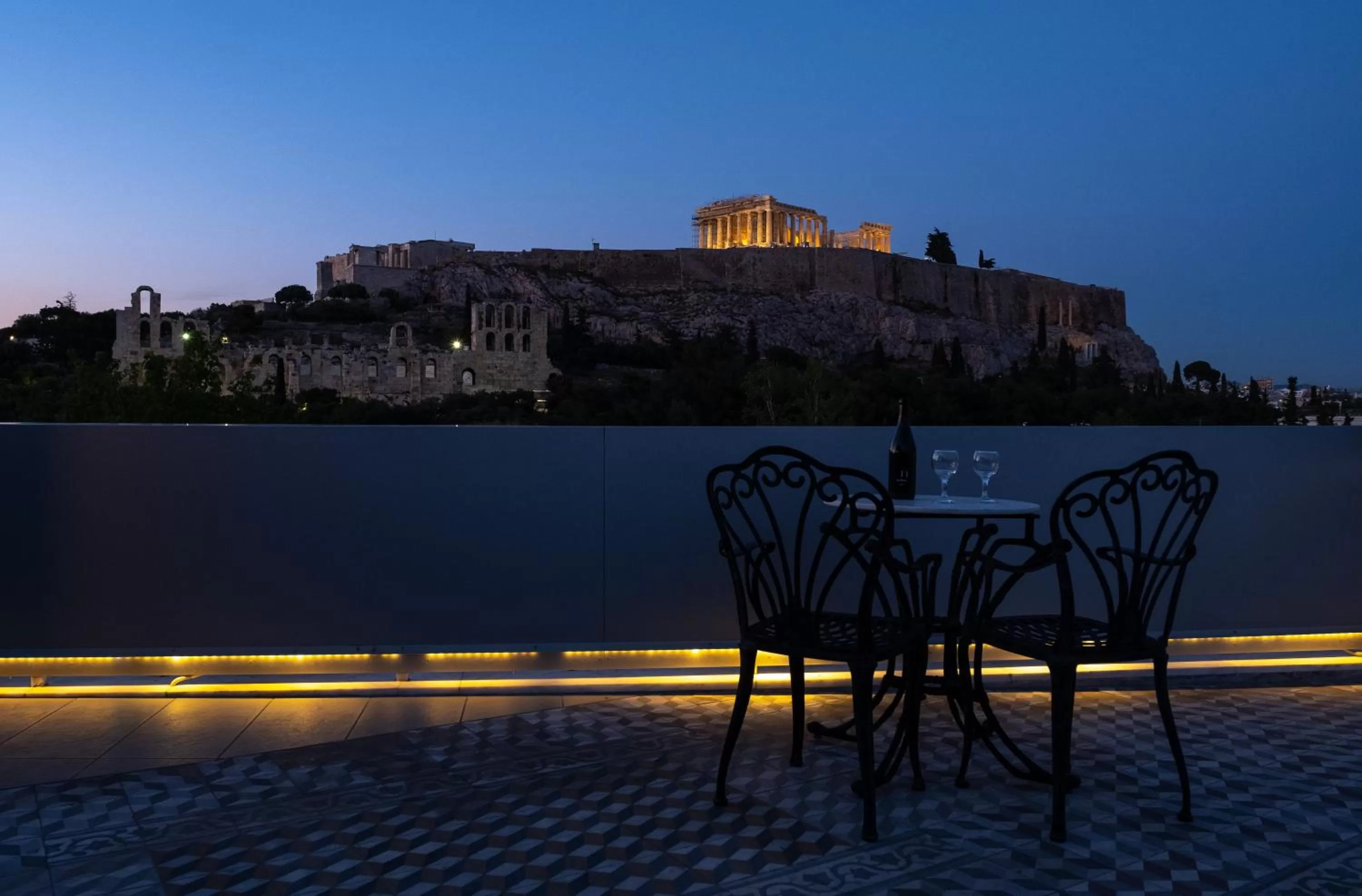 Landmark view in Acropolis View Hotel