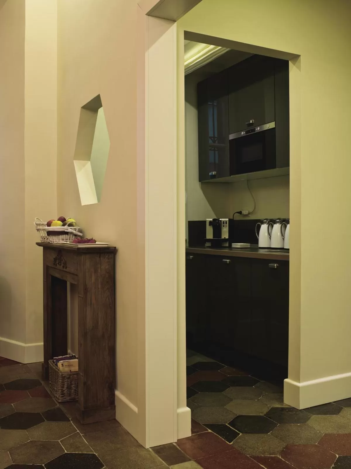 Communal kitchen in Le Stanze Di Orazio