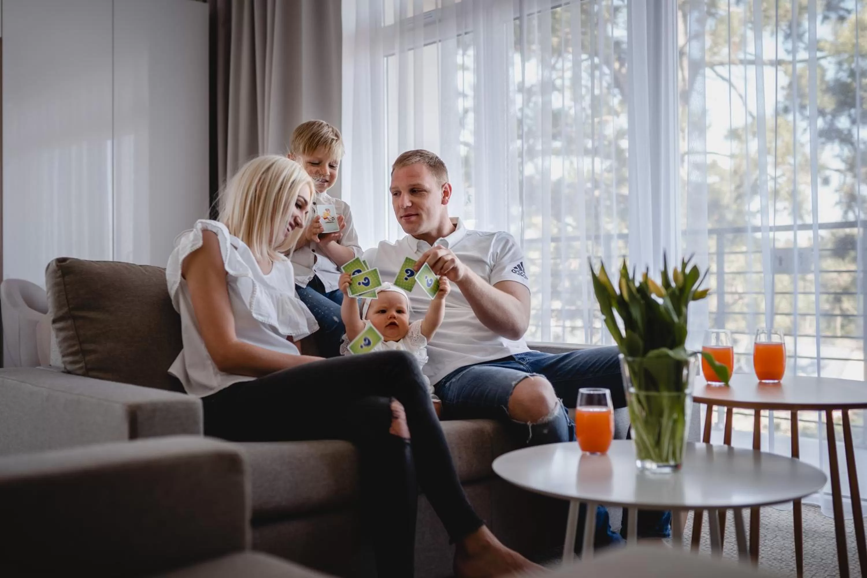 Seating area in Molo Park Mielno