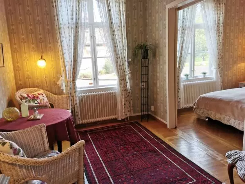 Living room in Ulfshyttans Herrgård