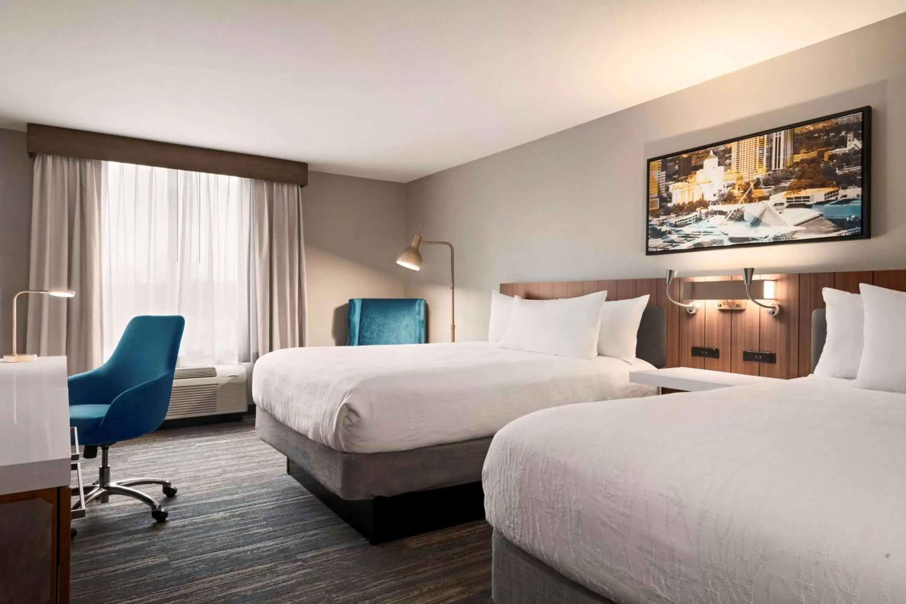 Queen Room with Two Queen Beds in Hilton Garden Inn Milwaukee Brookfield Conference Center Queen Room with Two Queen Beds in Hilton Garden Inn Milwaukee Brookfield Conference Center