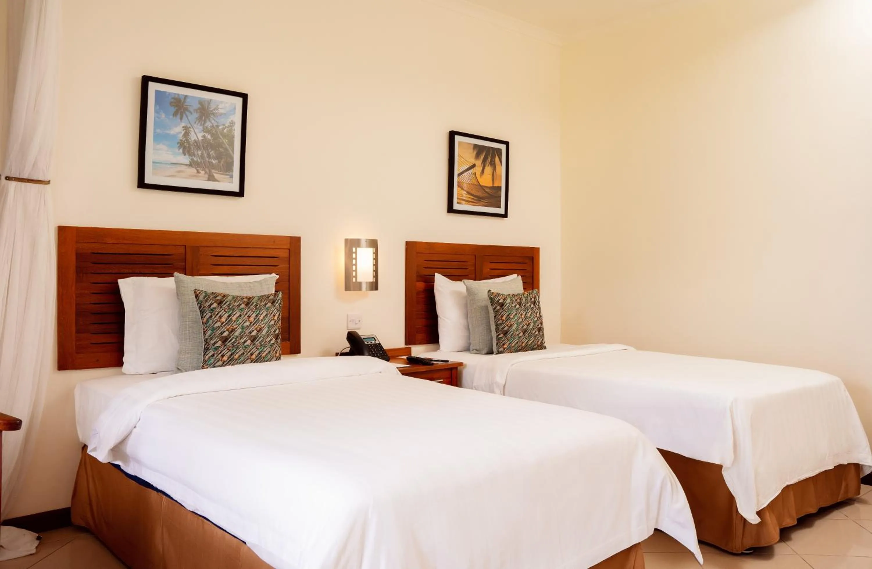 Bed in White Sands Hotel