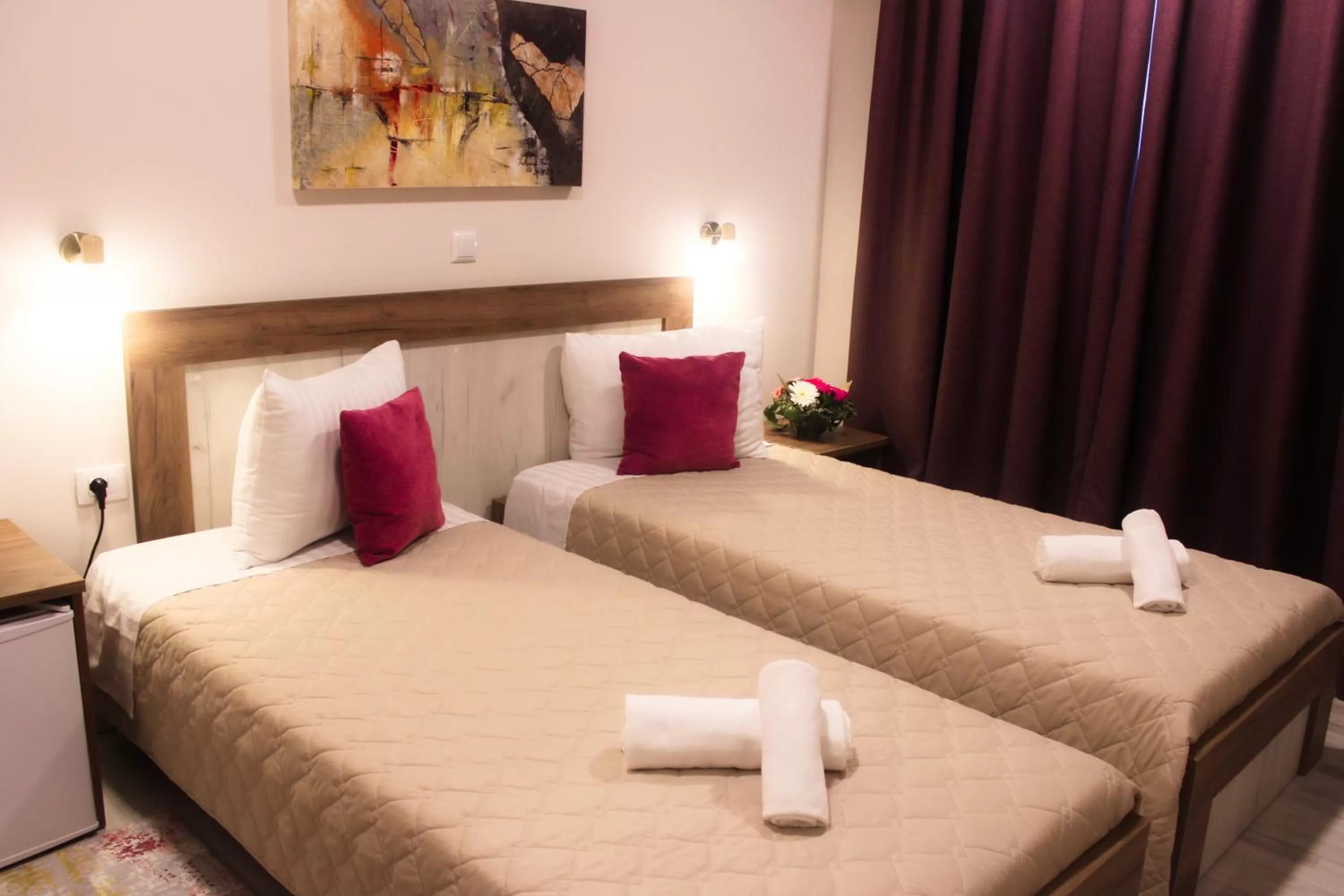 Bed in Boulevard Apartments