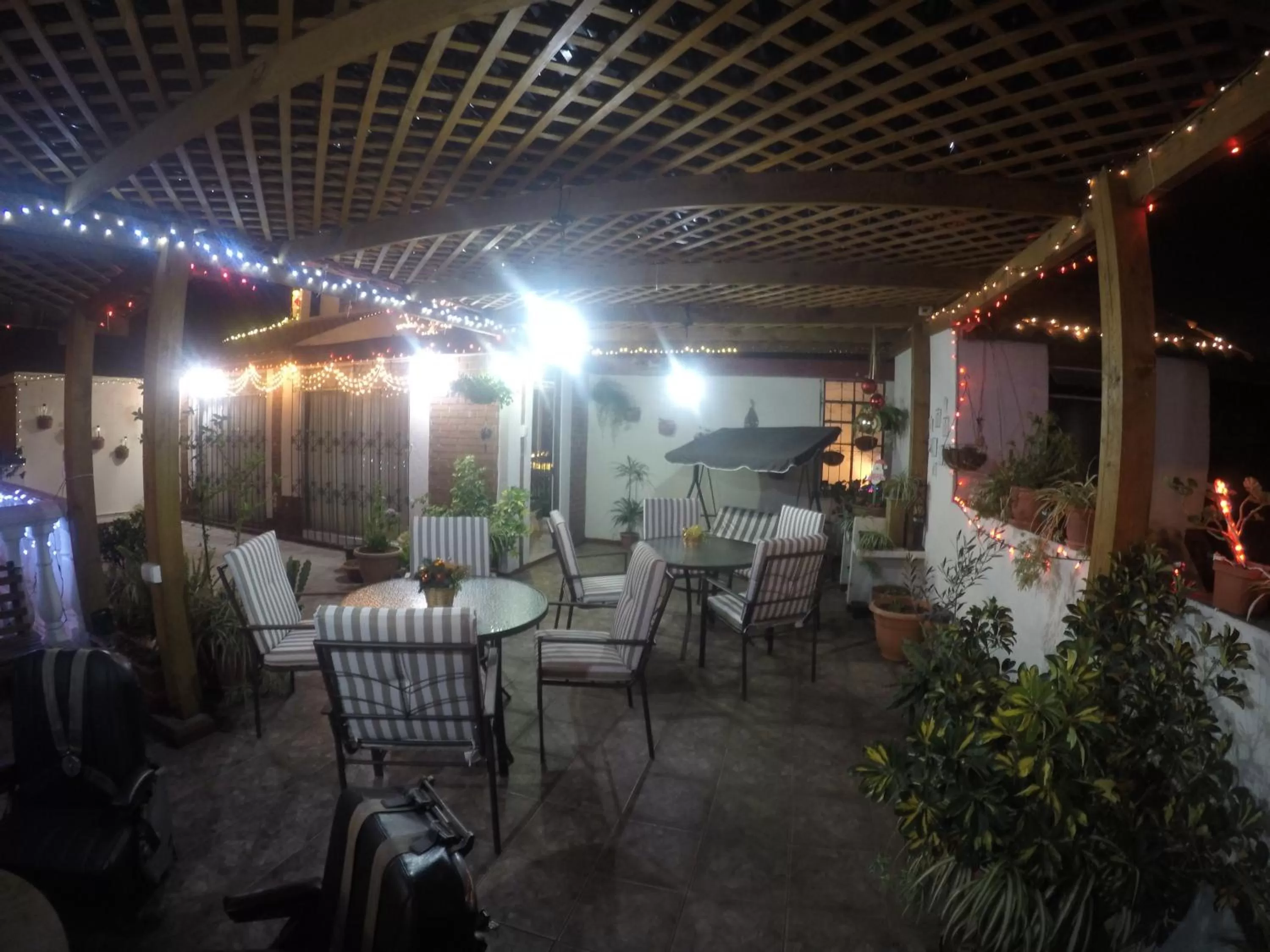 Patio, Restaurant/Places to Eat in Mariana's Petit Hotel