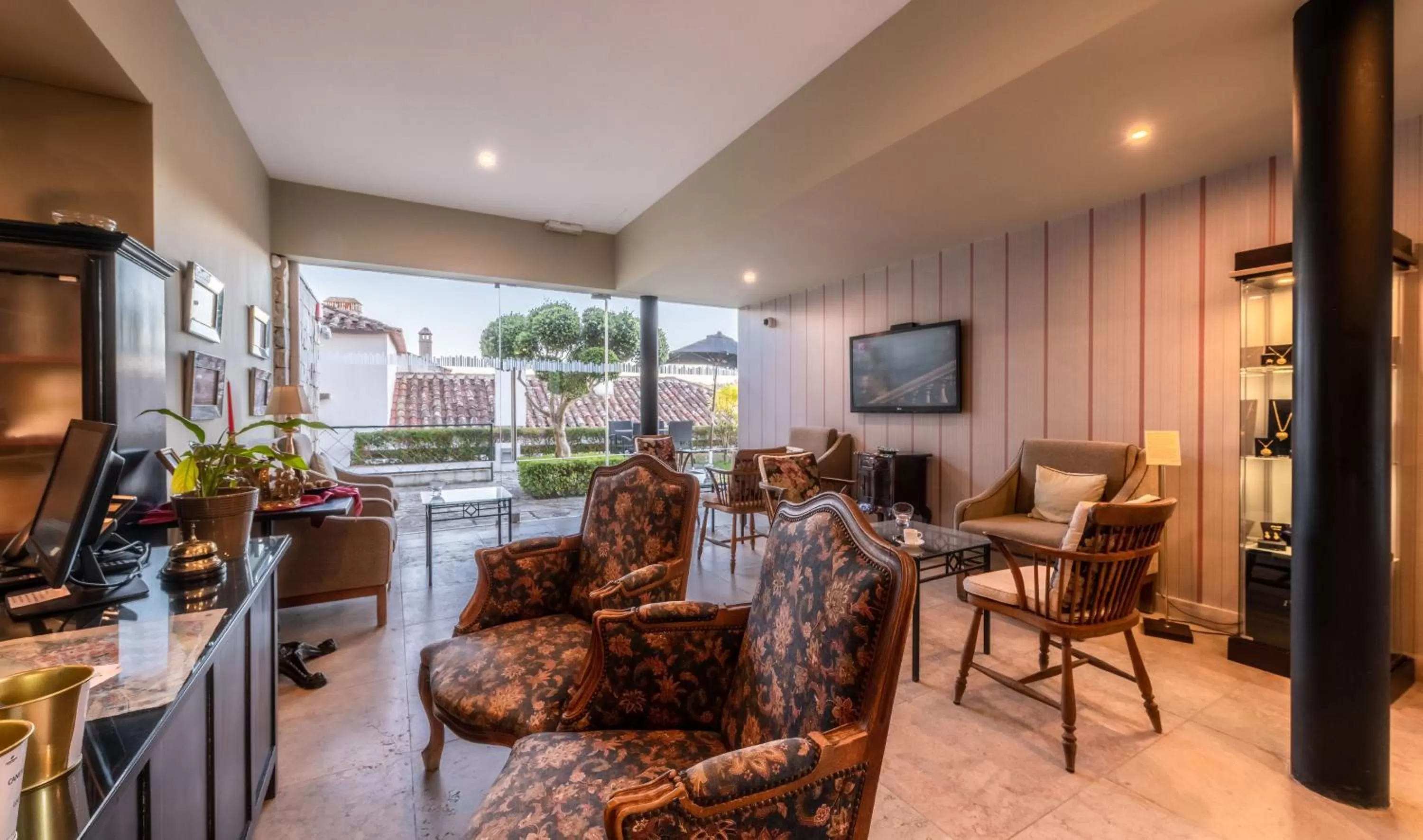 Living room in Pousada Castelo de Obidos