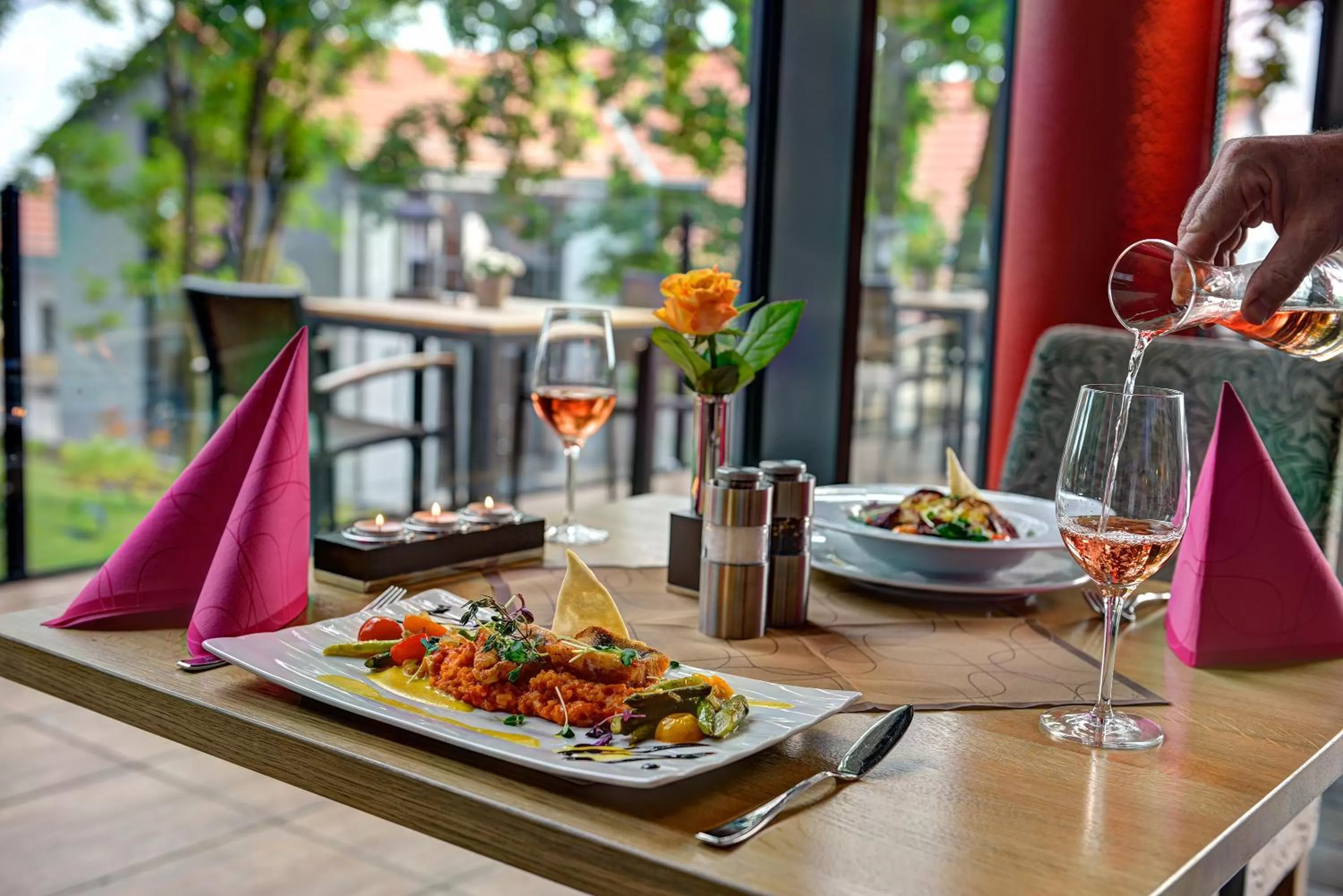 Restaurant/places to eat in ARTHOTEL Kiebitzberg