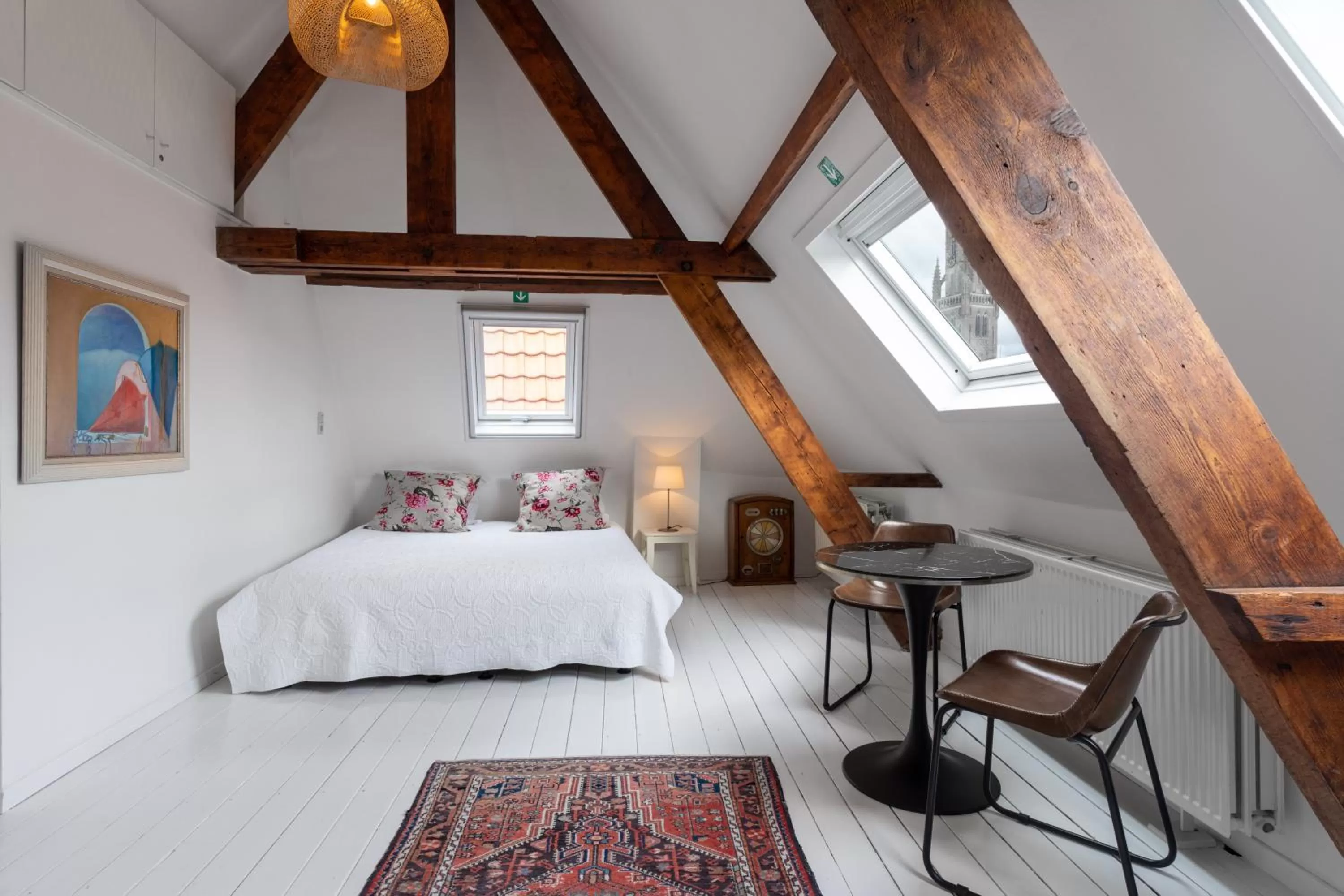 Photo of the whole room, Bed in The Blue House