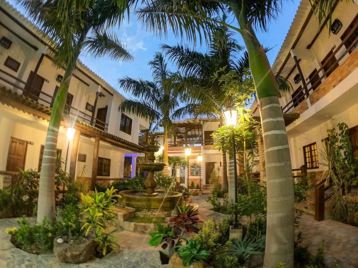 Patio, Property Building in Camali Hotel