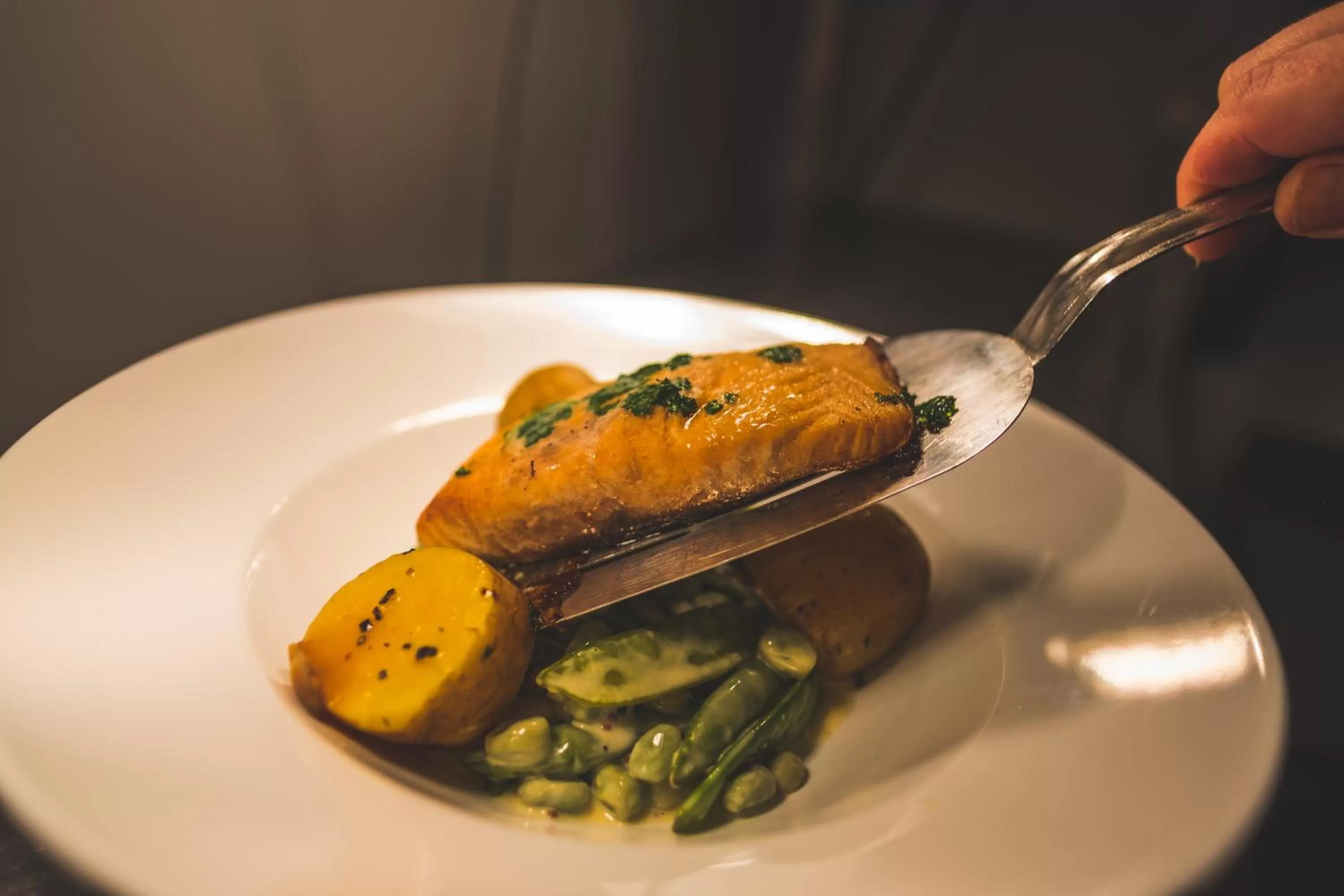 Food close-up in Kings Arms