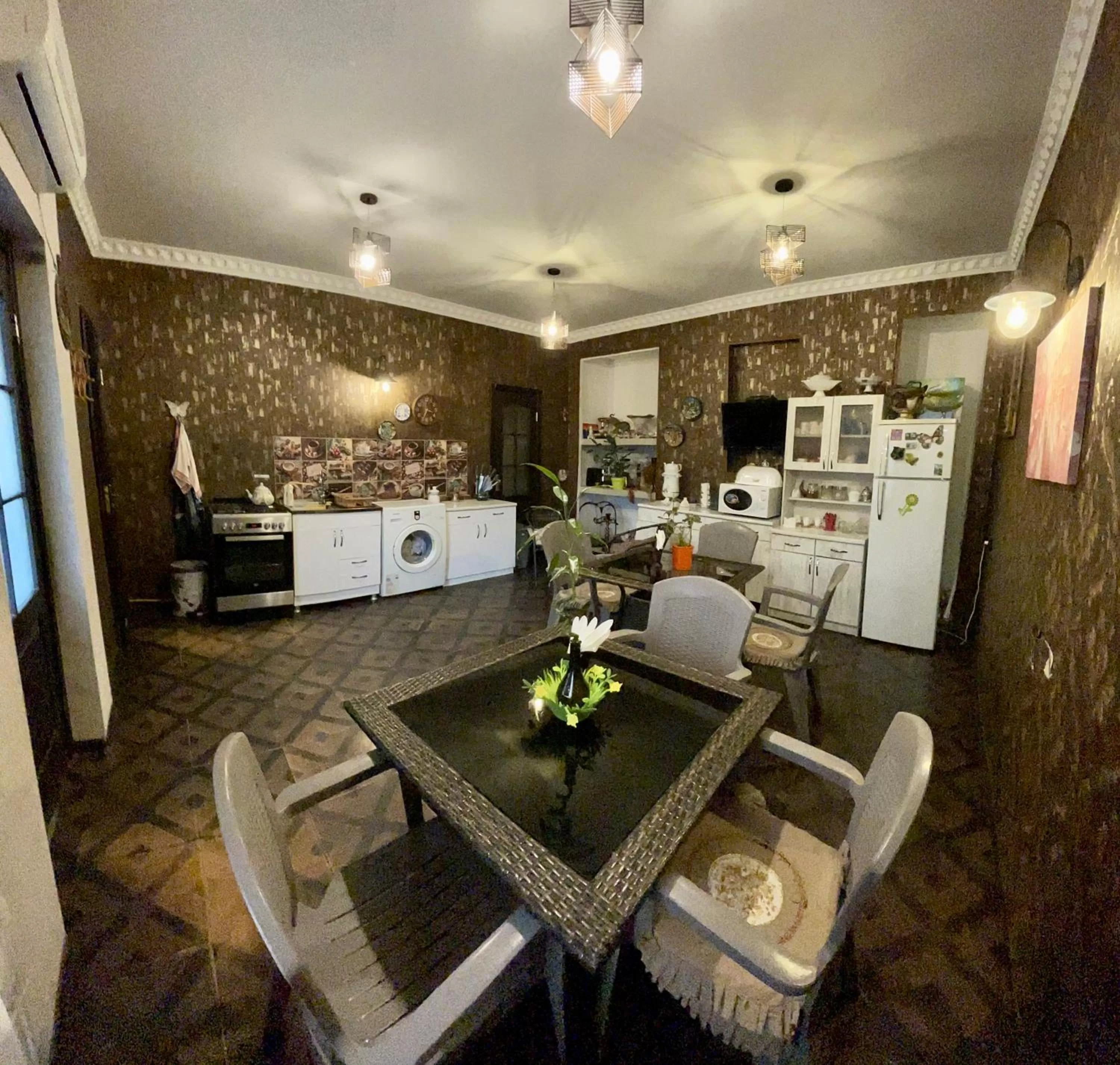 Communal kitchen in Hotel Maria