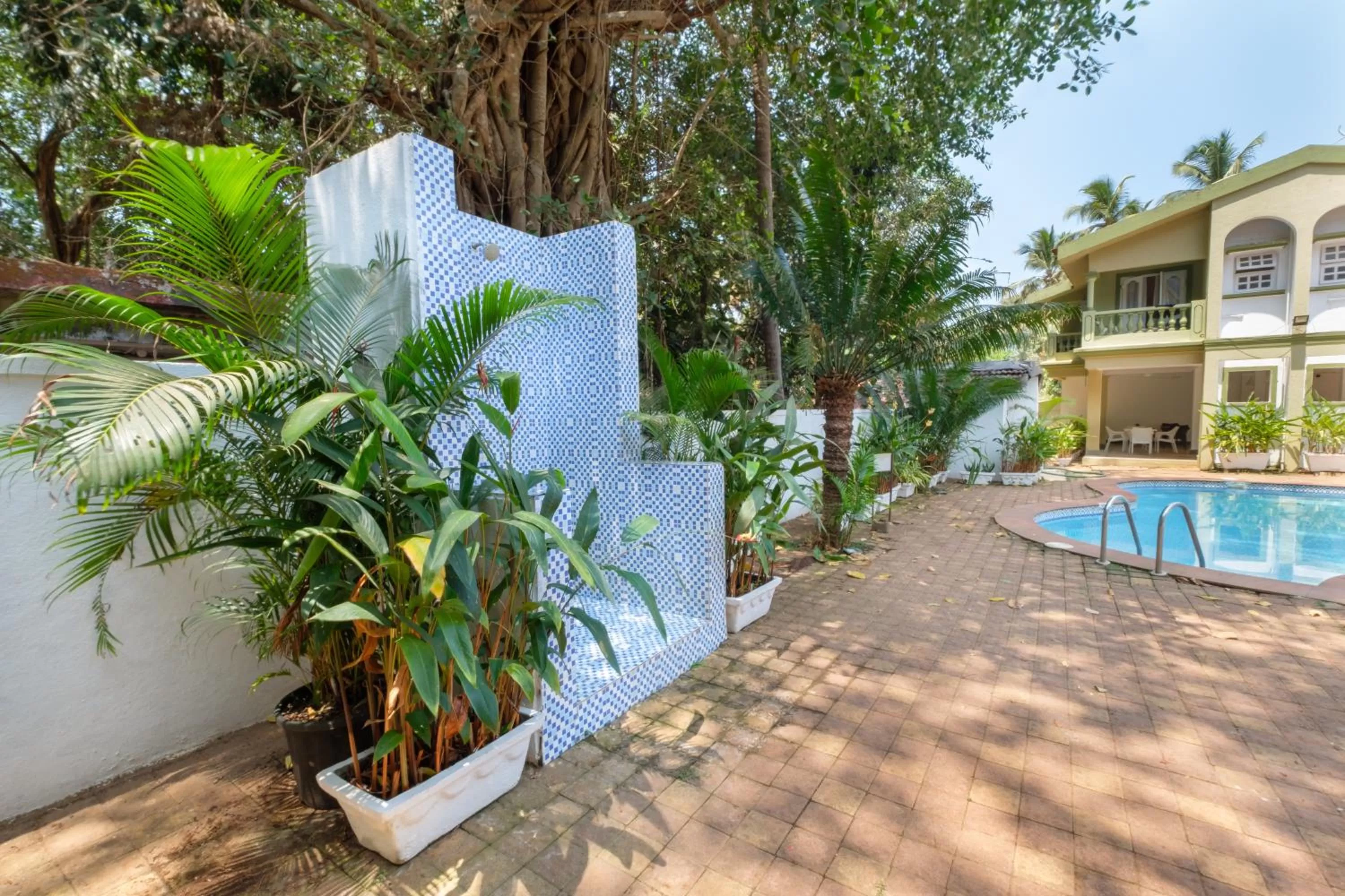 Shower, Swimming Pool in Casa Legend Economy, Calangute Goa